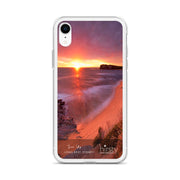 Clear iPhone Case - LONG REEF - 'Sun Up' Print