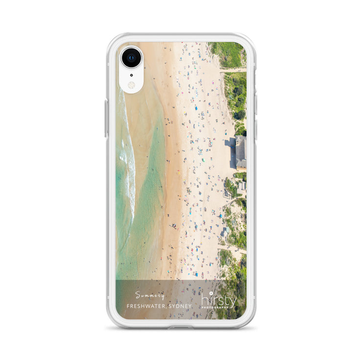 Clear iPhone Case.- FRESHWATER - 'Summery' Print