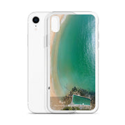 iPhone Clear Case - PALM BEACH - 'Aqua' Print