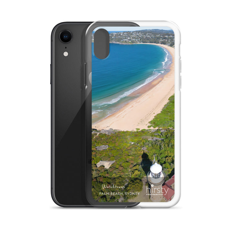 Clear iPhone Case - PALM BEACH - 'Watchtower' print