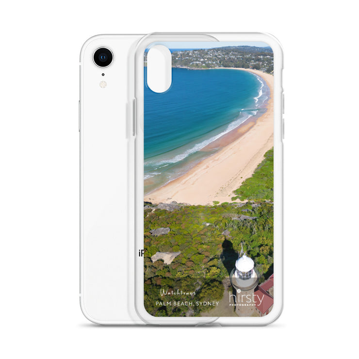 Clear iPhone Case - PALM BEACH - 'Watchtower' print