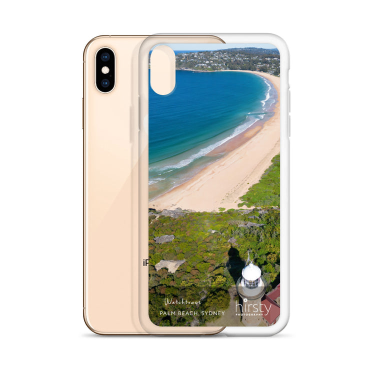 Clear iPhone Case - PALM BEACH - 'Watchtower' print