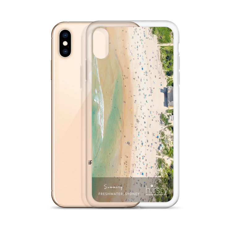 Clear iPhone Case.- FRESHWATER - 'Summery' Print