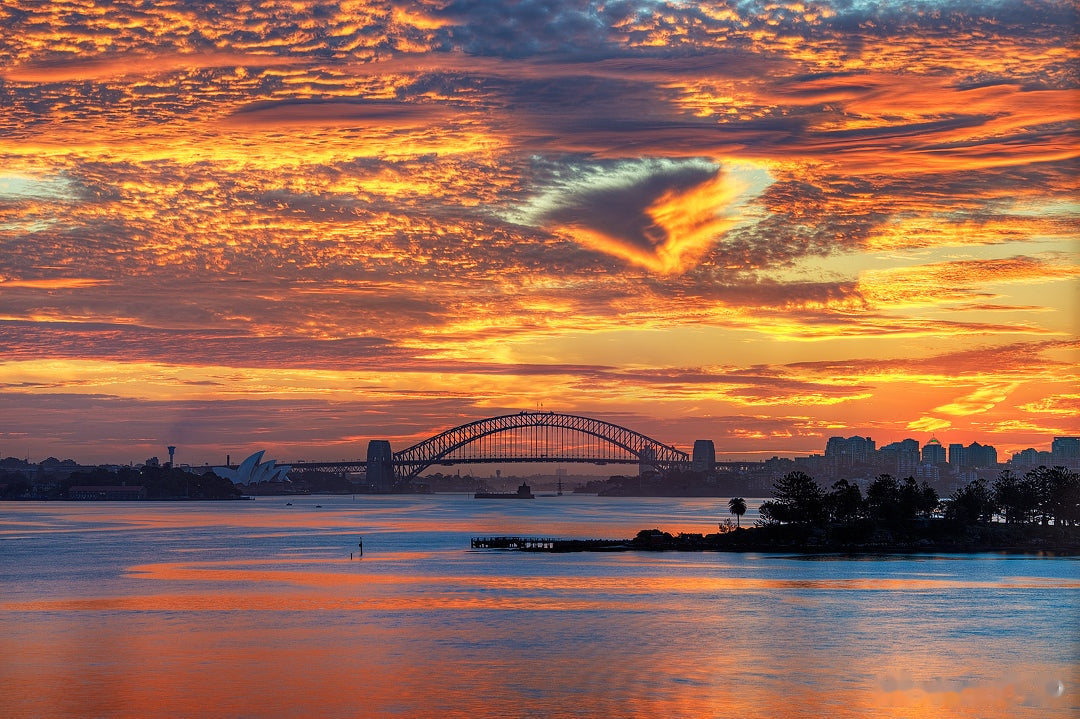 Cloud of Love, Sydney Harbour, fine art photograph by Richard Hirst