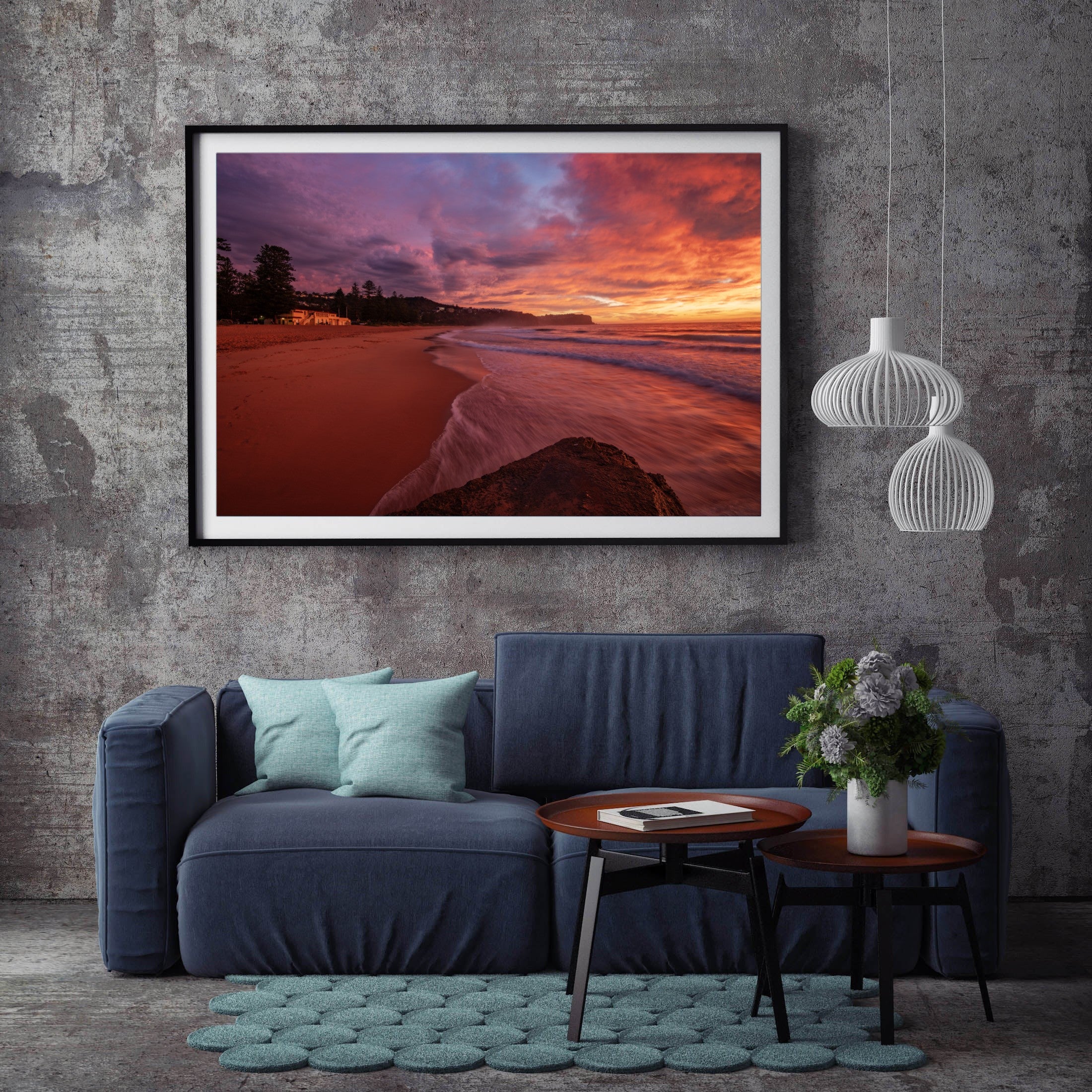 Crimson, Newport print