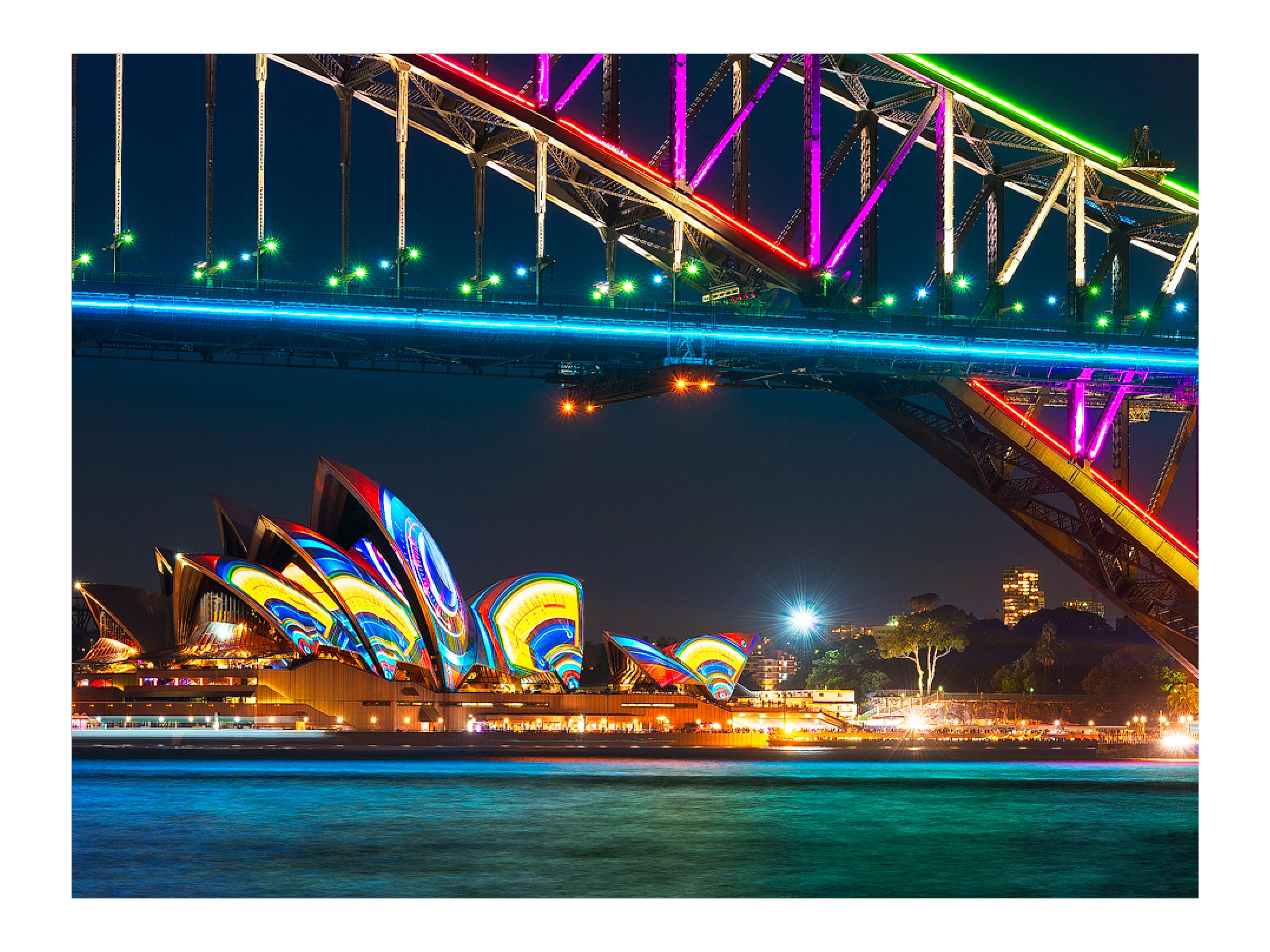 Dripping, Sydney Harbour print