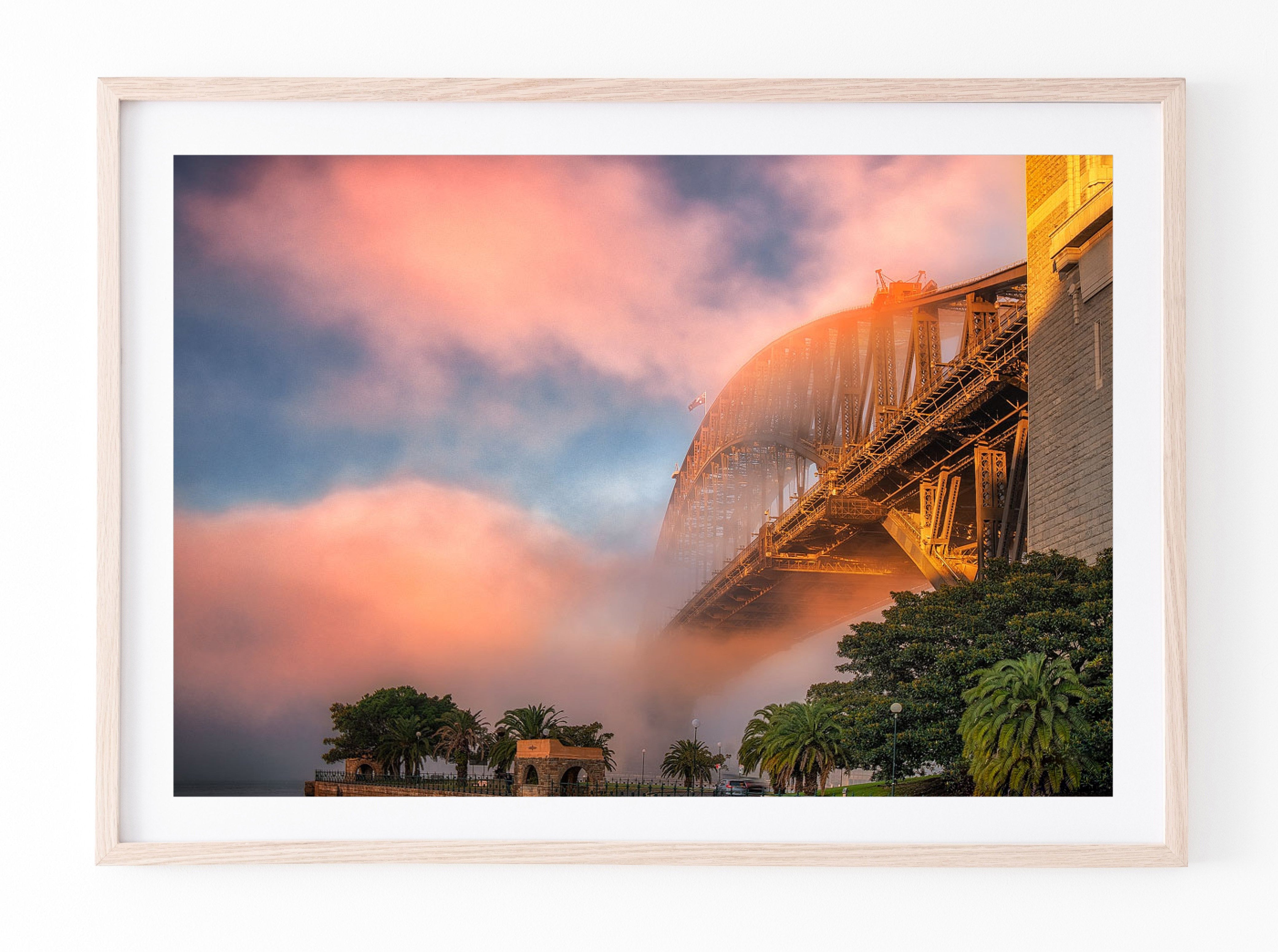 Engulfed, Sydney Harbour print
