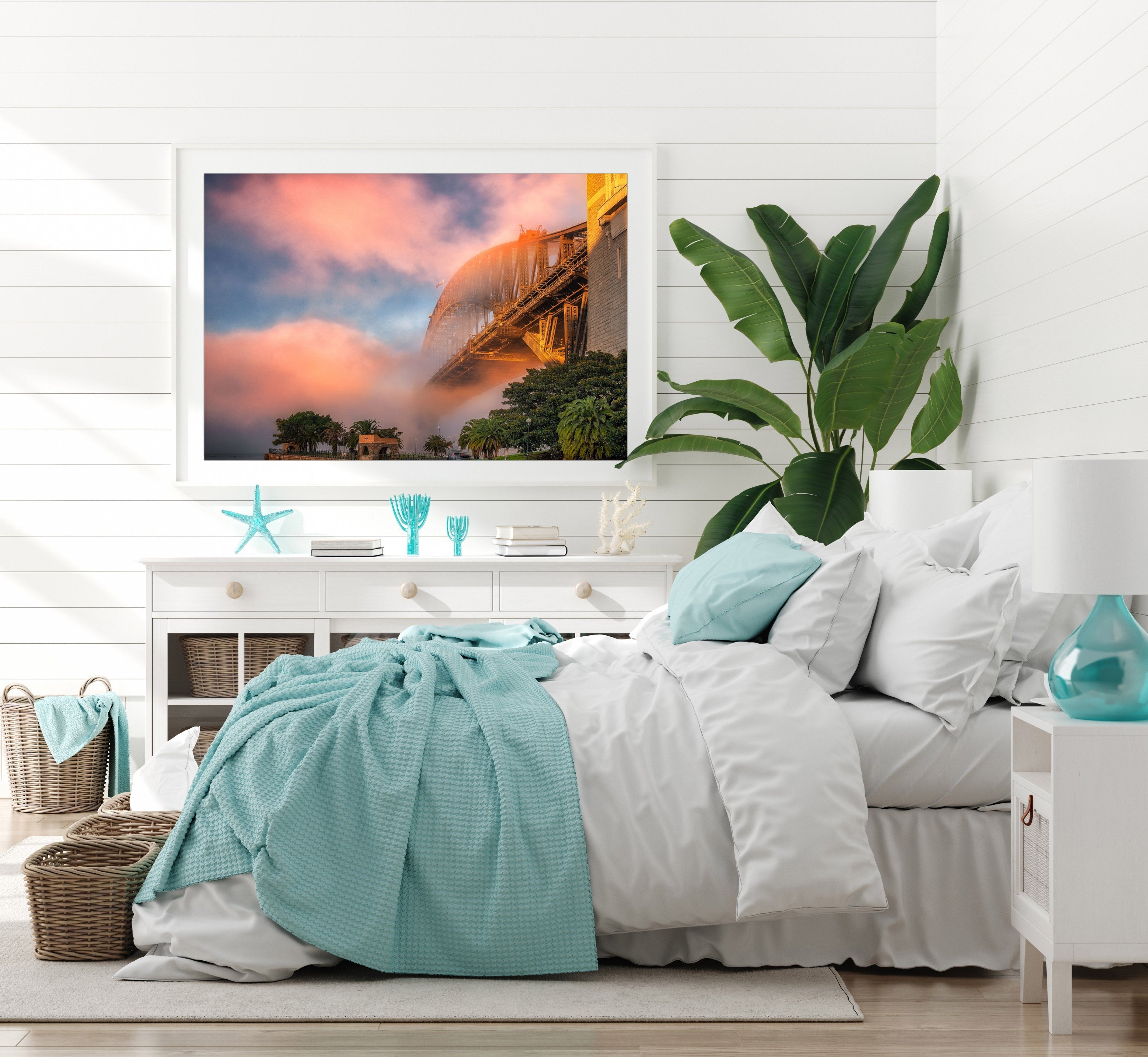 Engulfed, Sydney Harbour print