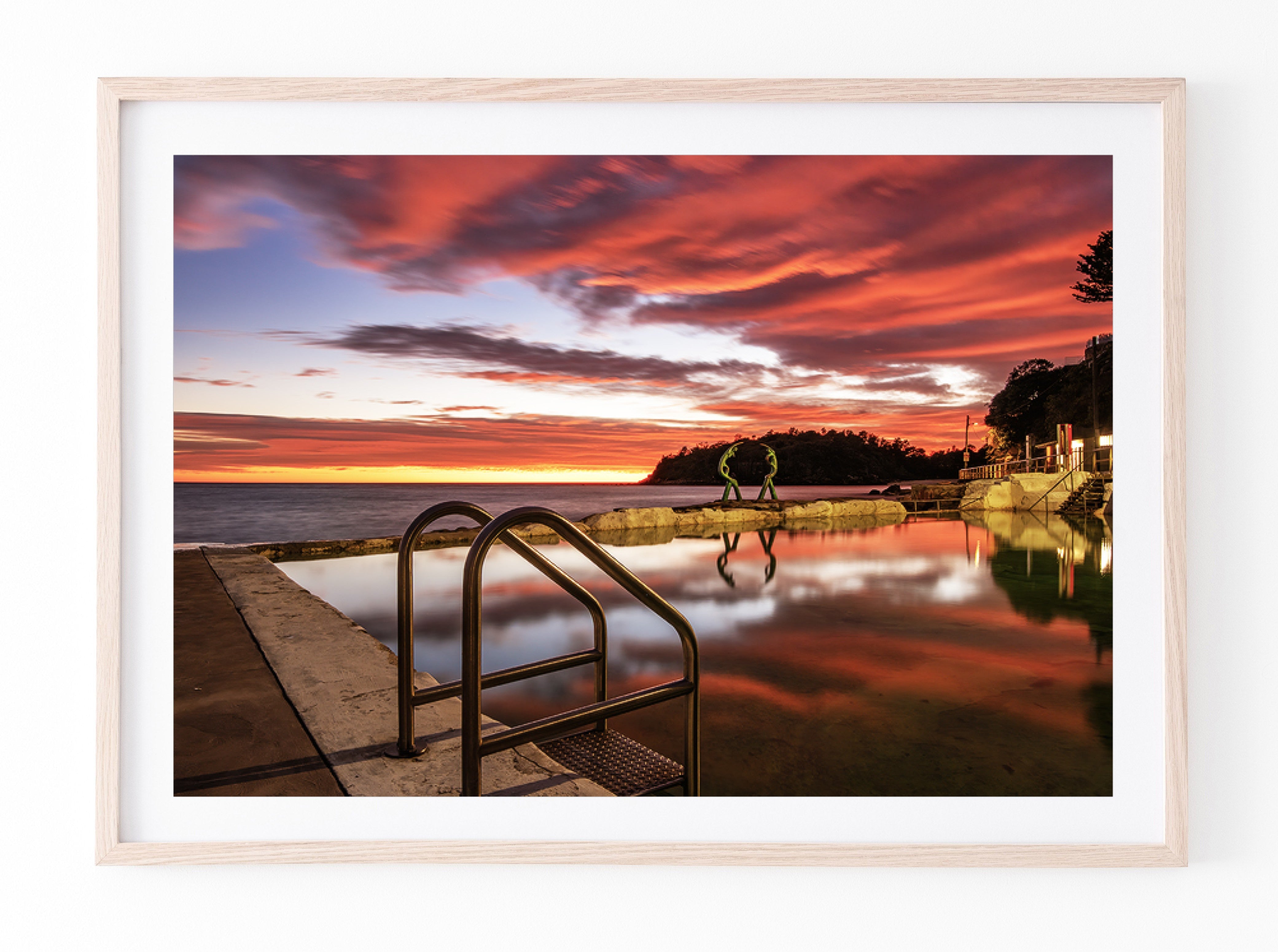 Entrance, Manly print