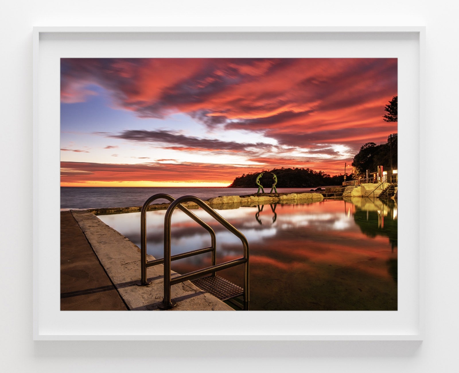 Entrance, Manly print