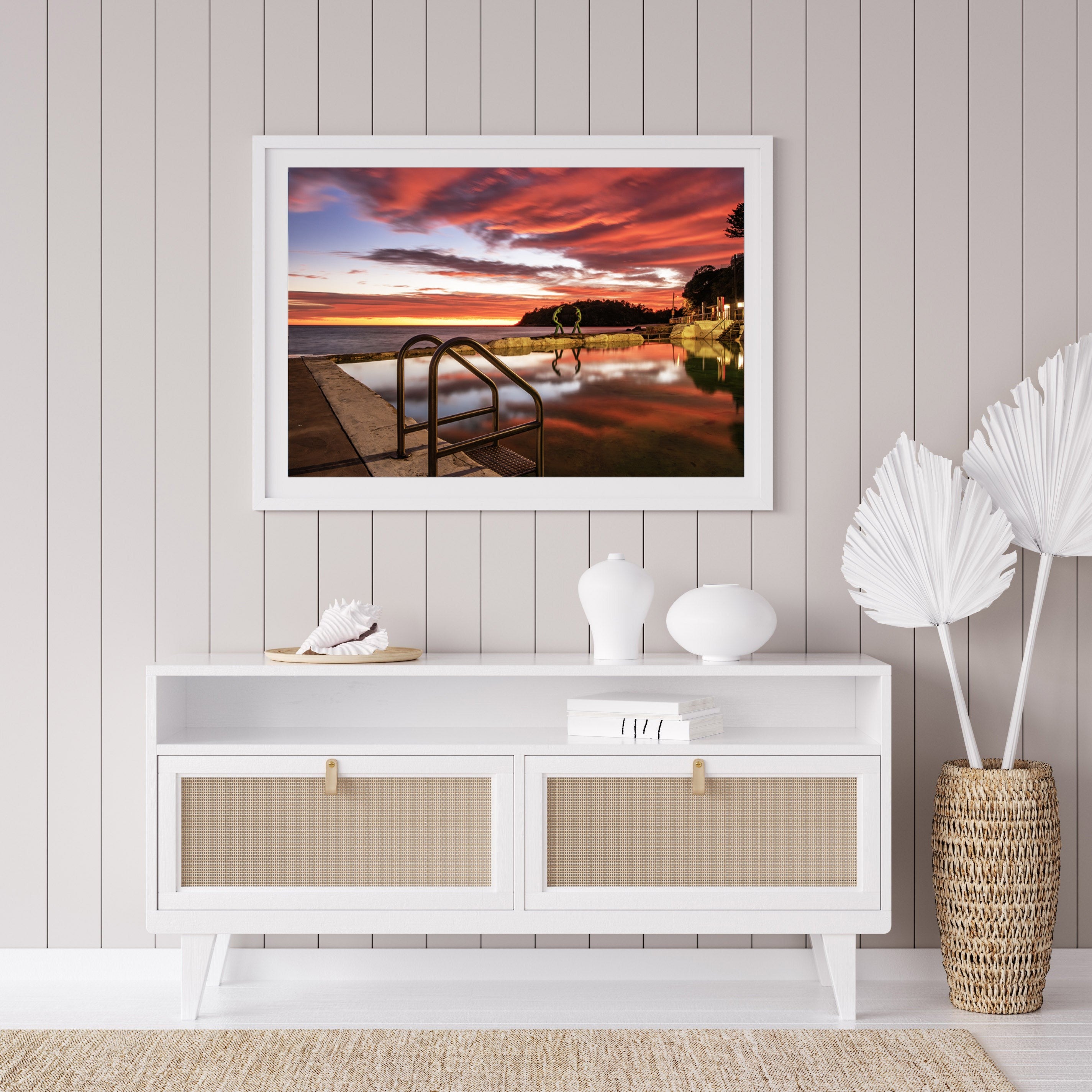 Entrance, Manly print