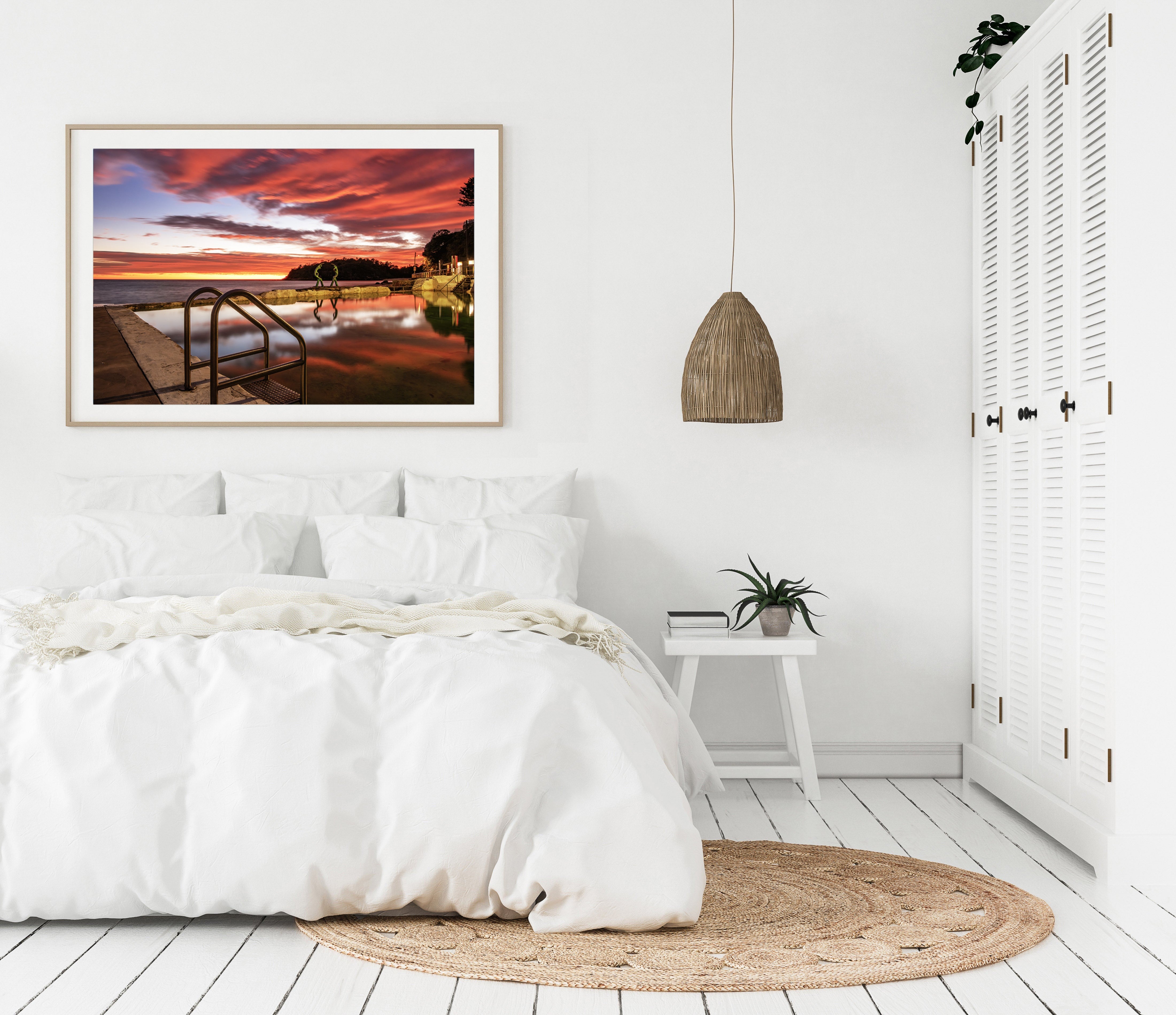 Entrance, Manly print