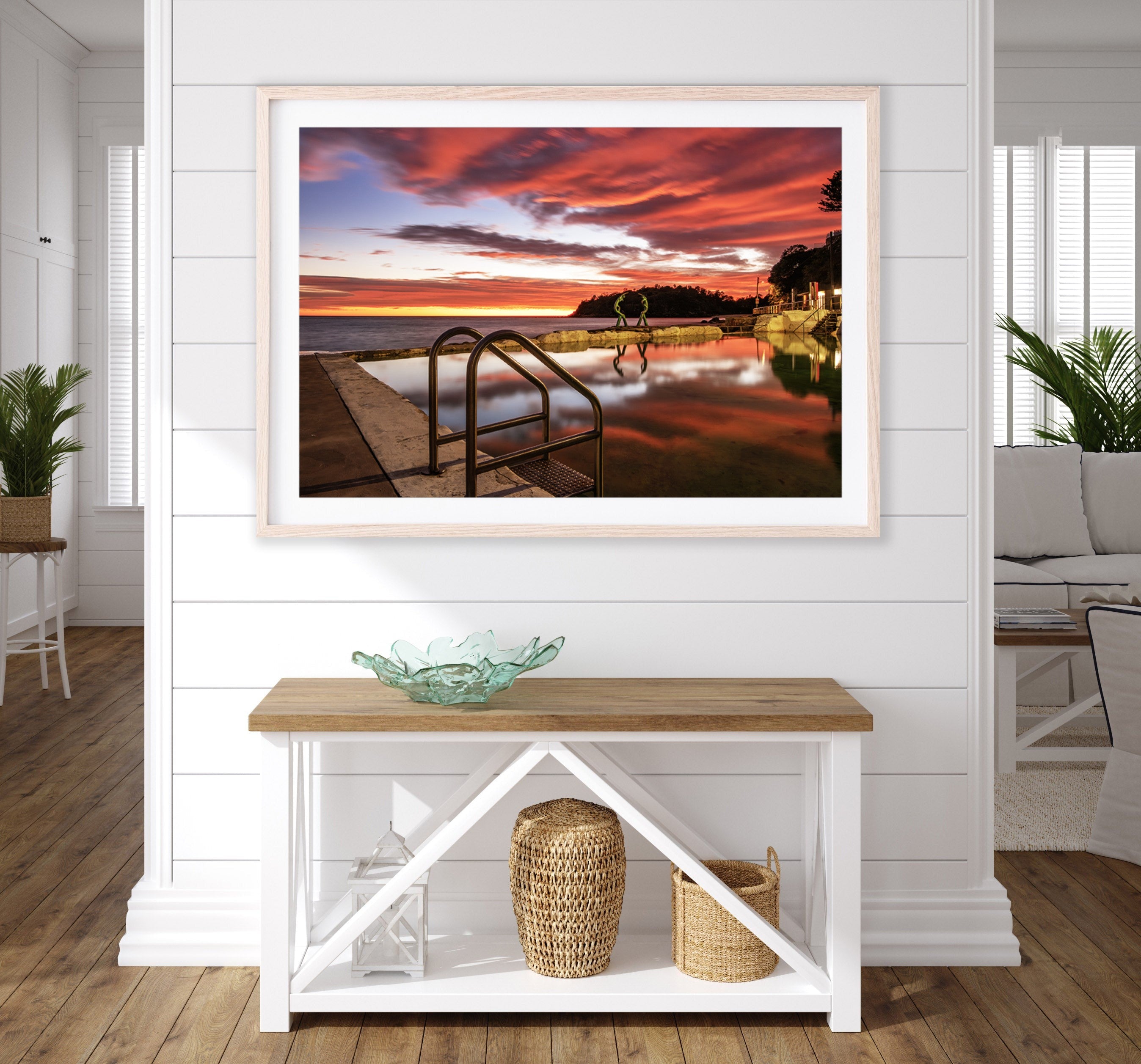 Entrance, Manly print