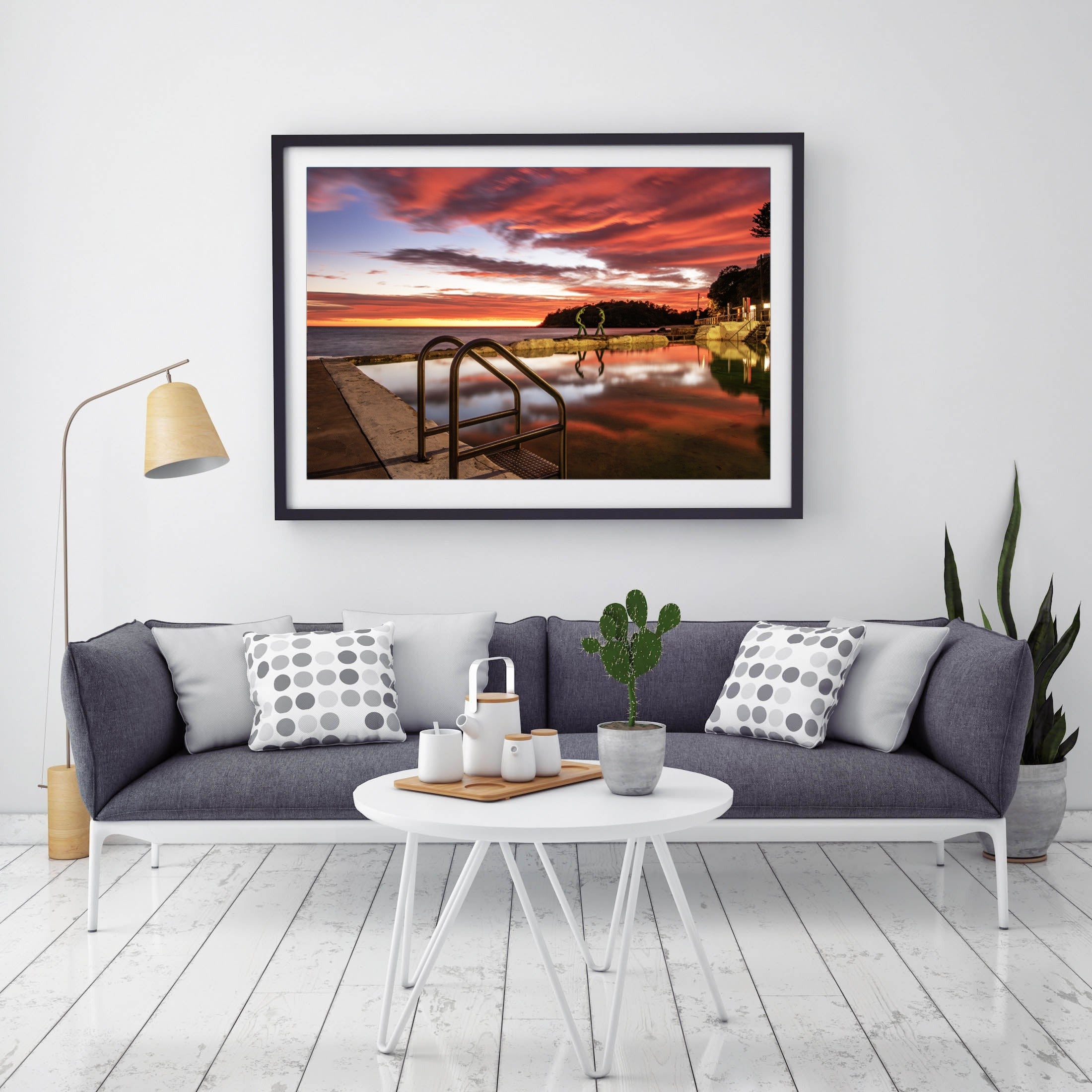 Entrance, Manly print