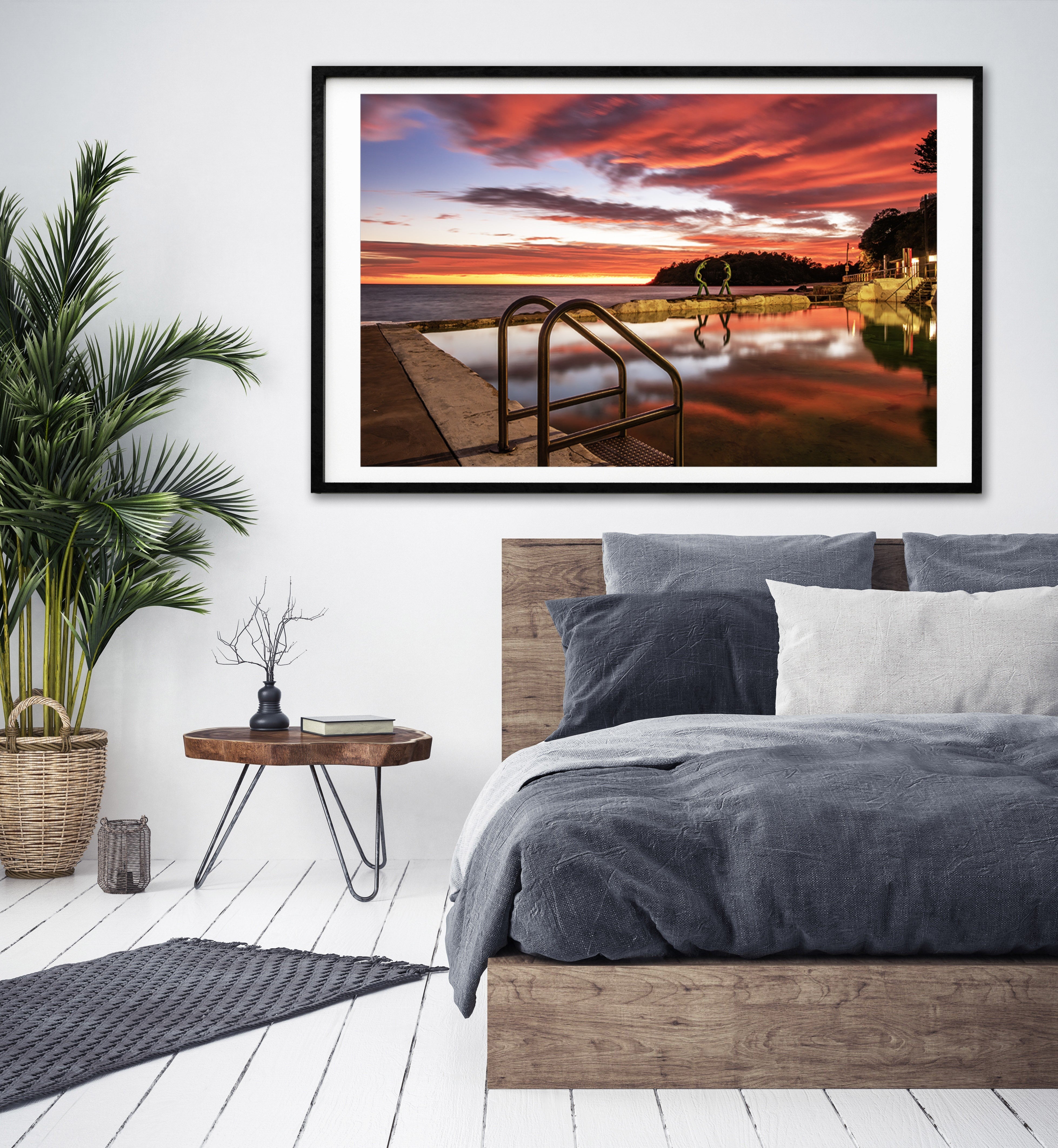 Entrance, Manly print