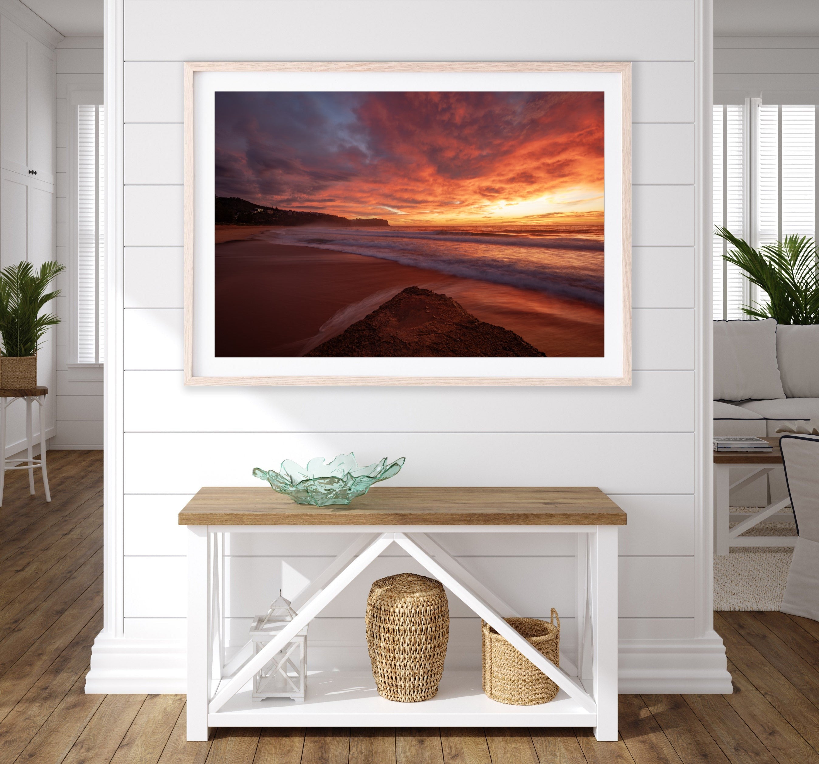 Firelight, Newport print
