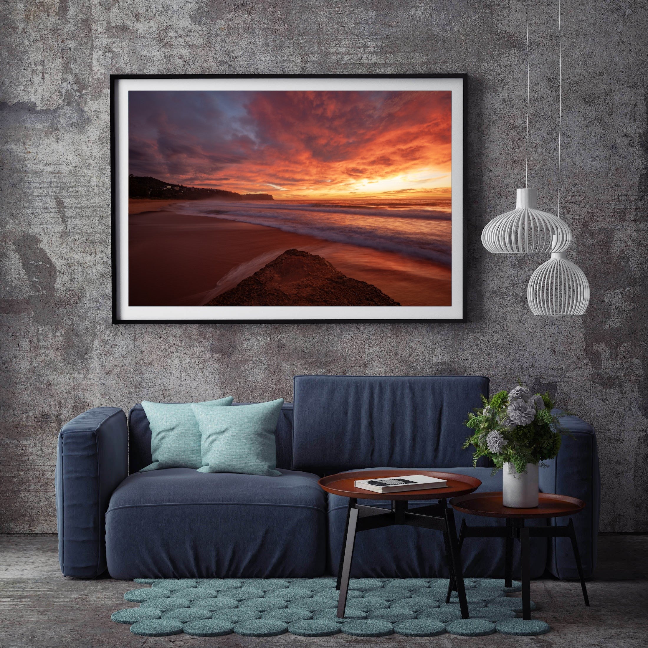 Firelight, Newport print