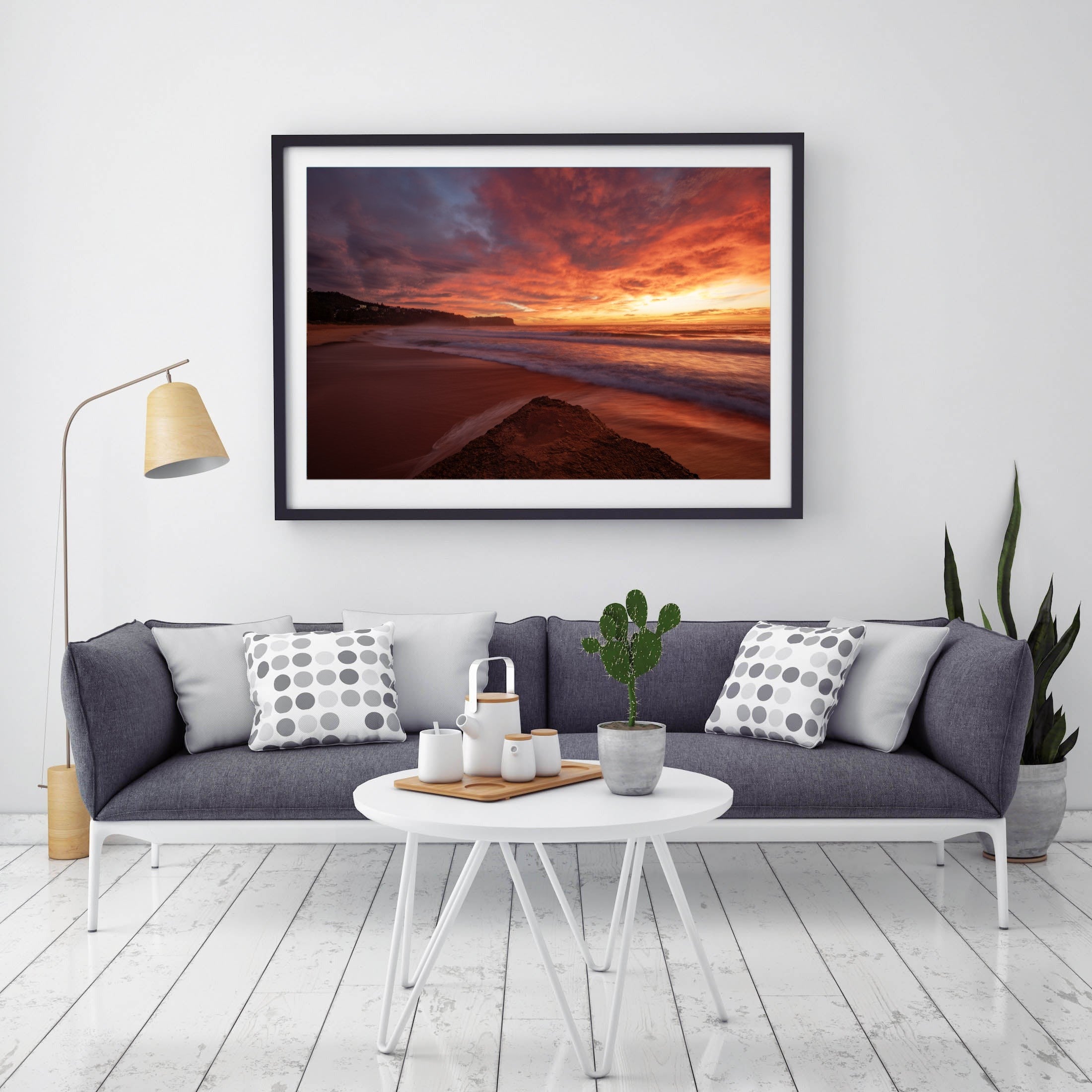 Firelight, Newport print