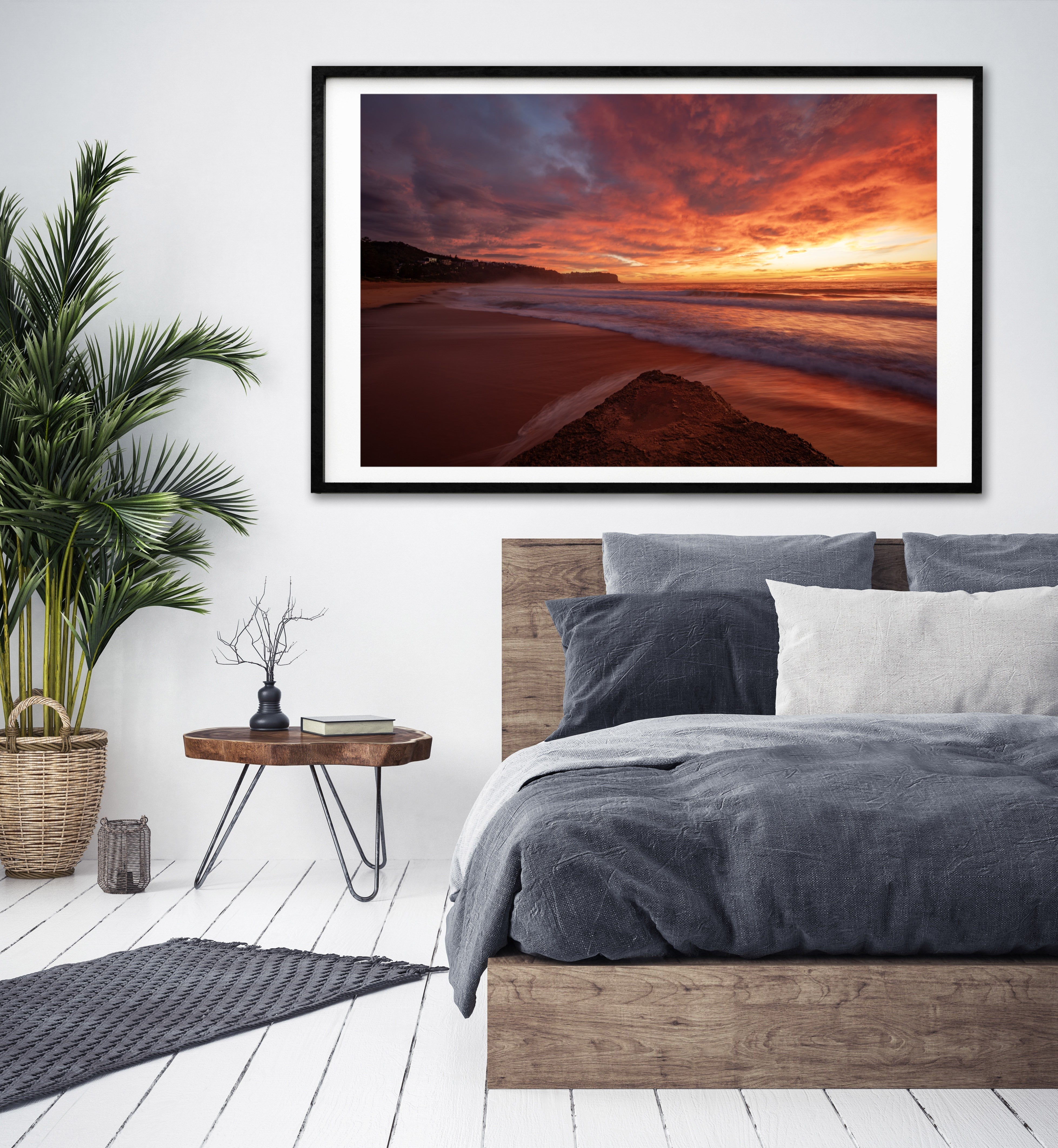 Firelight, Newport print