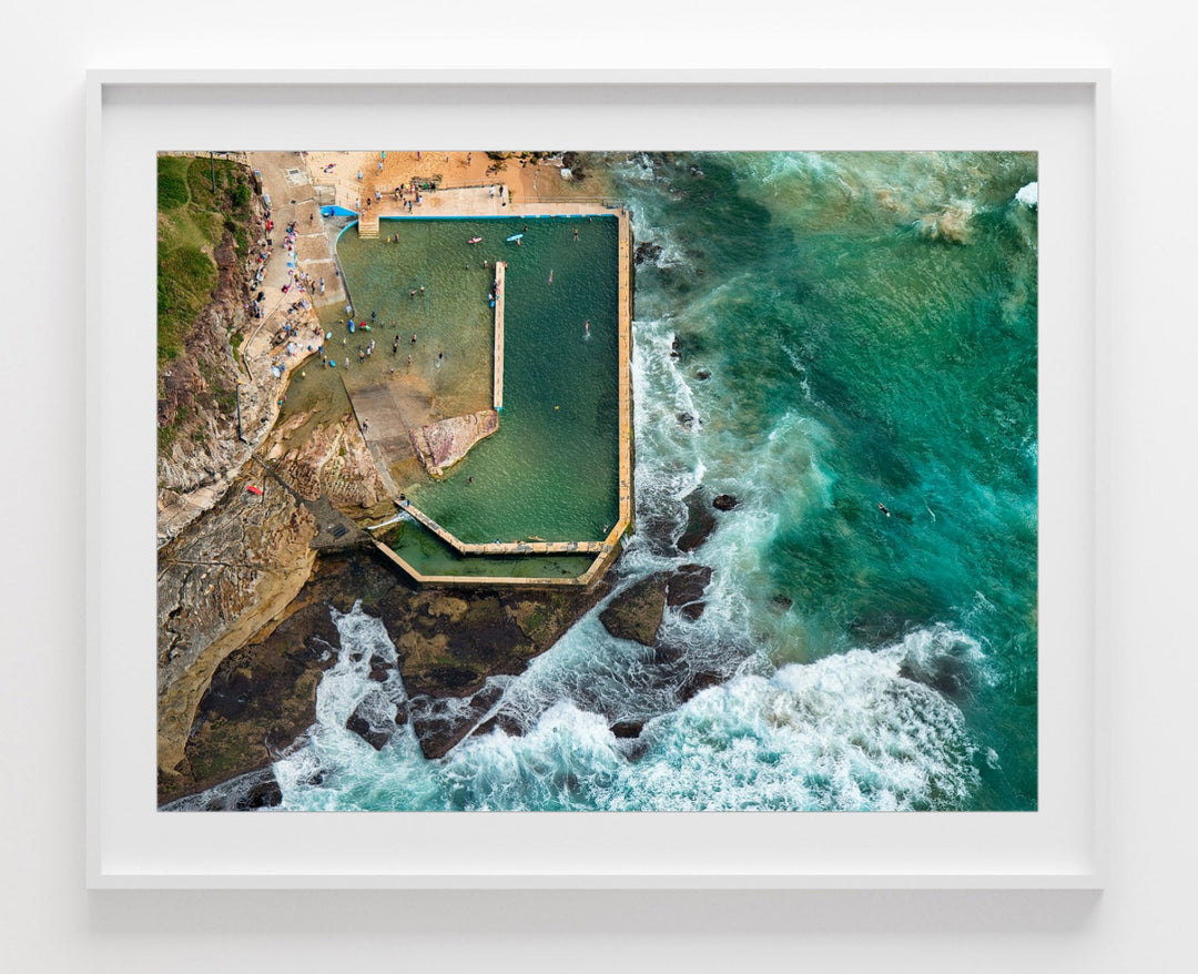 Floating, Curl Curl Rock Pool print