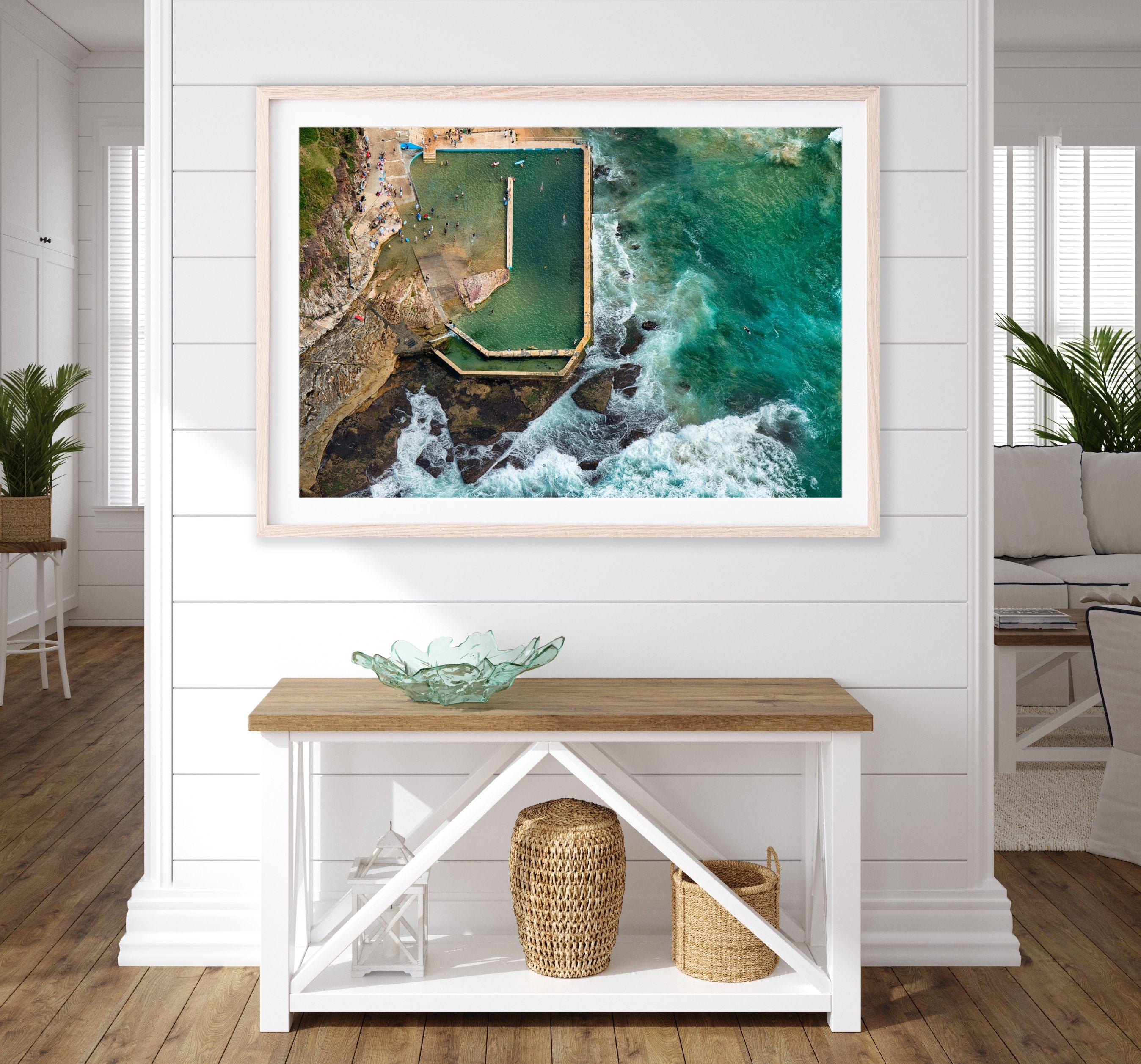 Floating, Curl Curl Rock Pool print