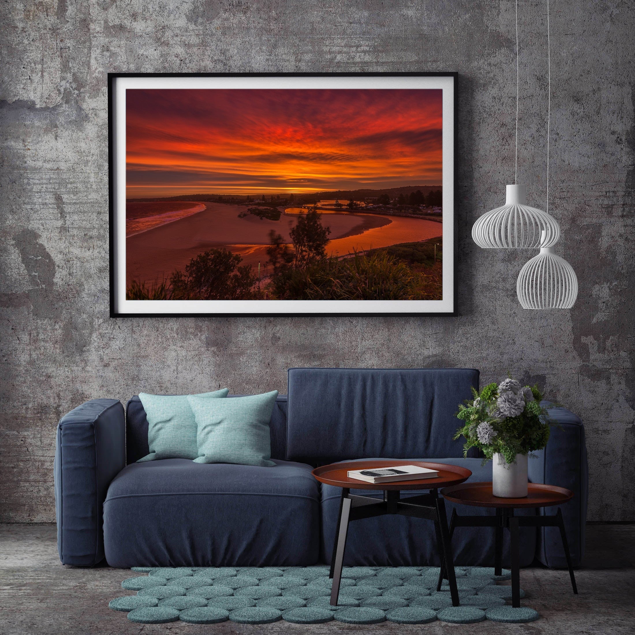 Flowing, Narrabeen Rock Pool print