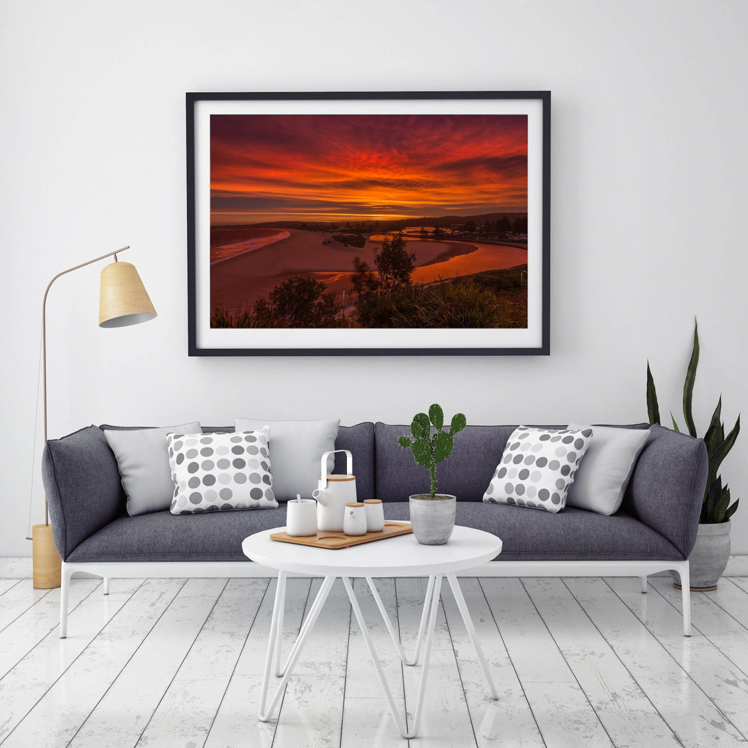 Flowing, Narrabeen Rock Pool print