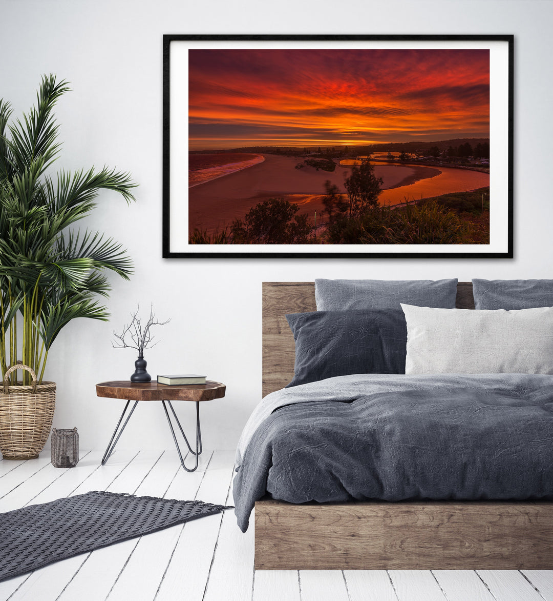 Flowing, Narrabeen Rock Pool print