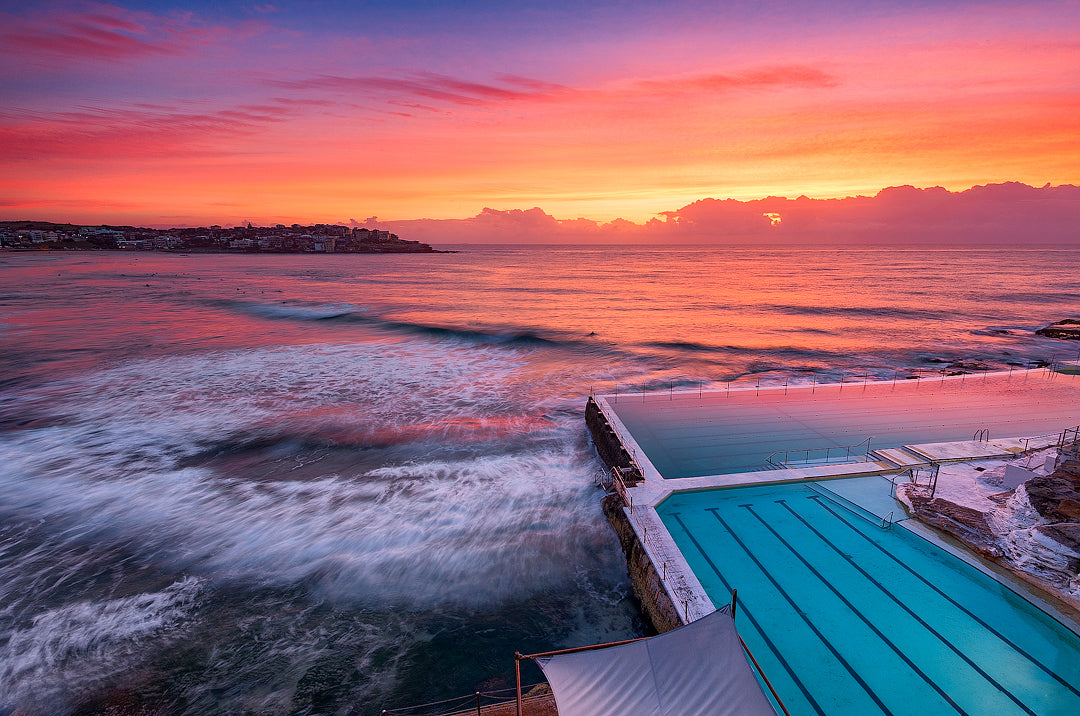 Friday Fluro, Bondi Beach Beach print