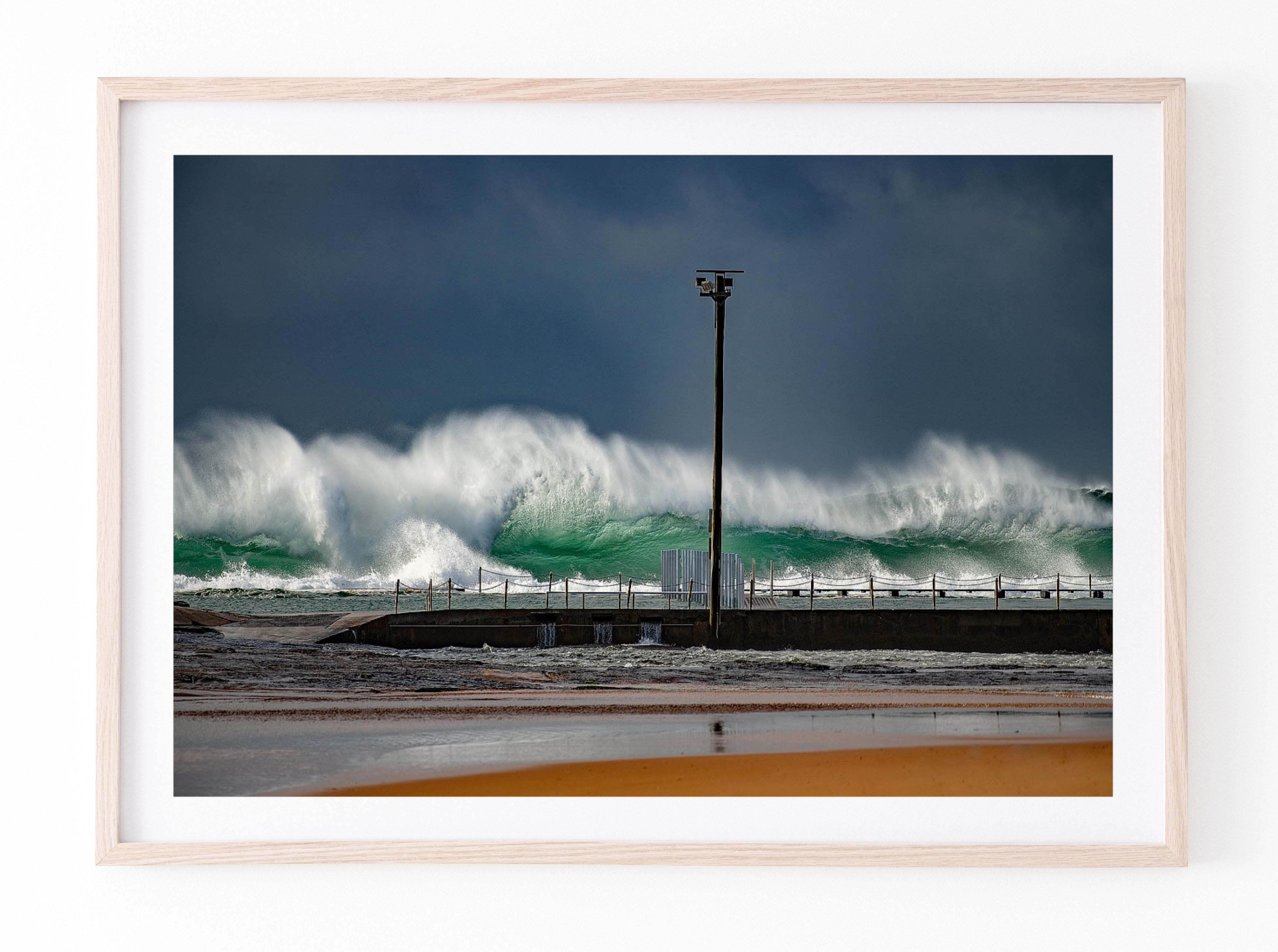 Glass, Narrabeen Rock Pool print