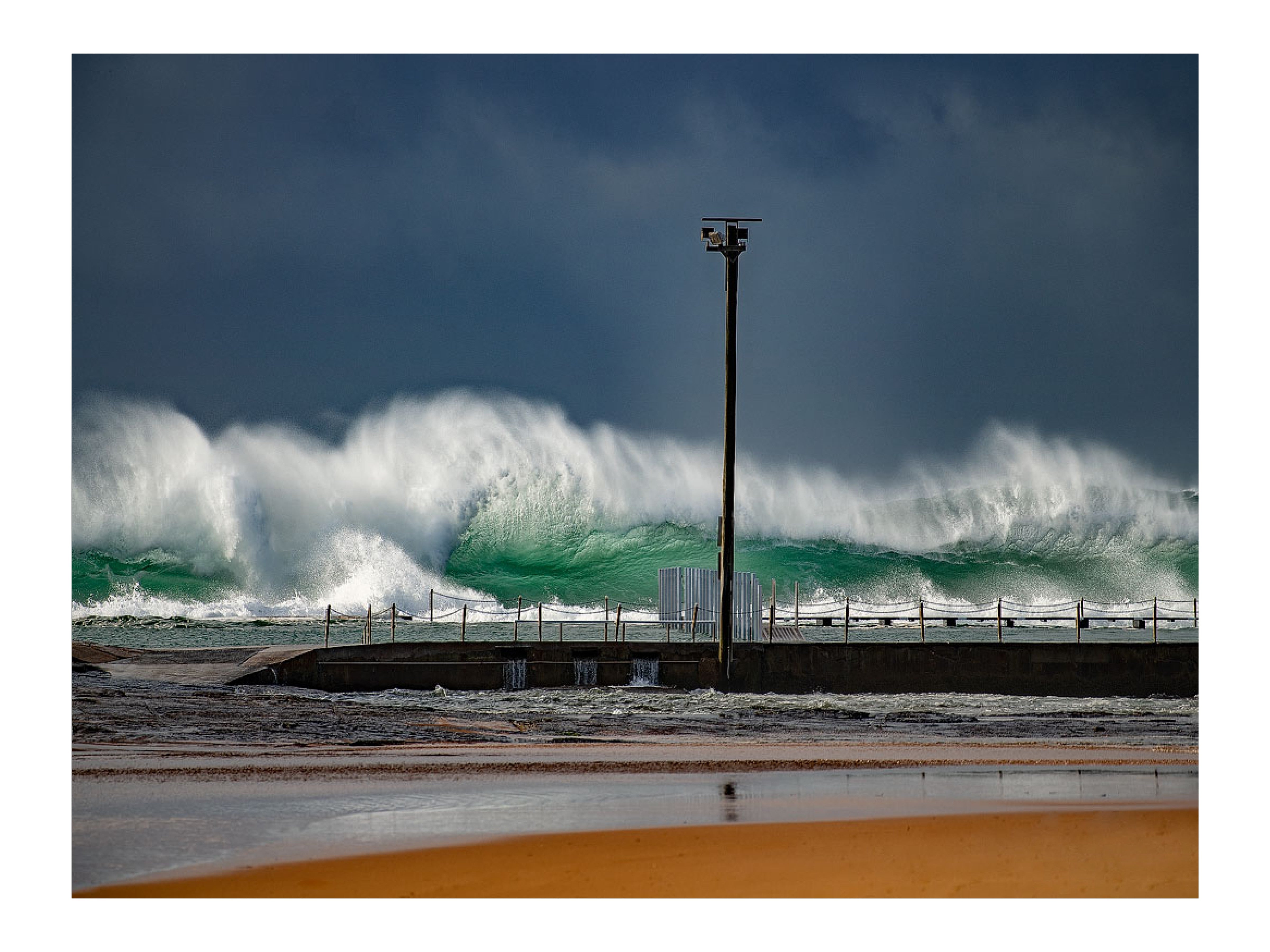 Glass, Narrabeen Rock Pool print
