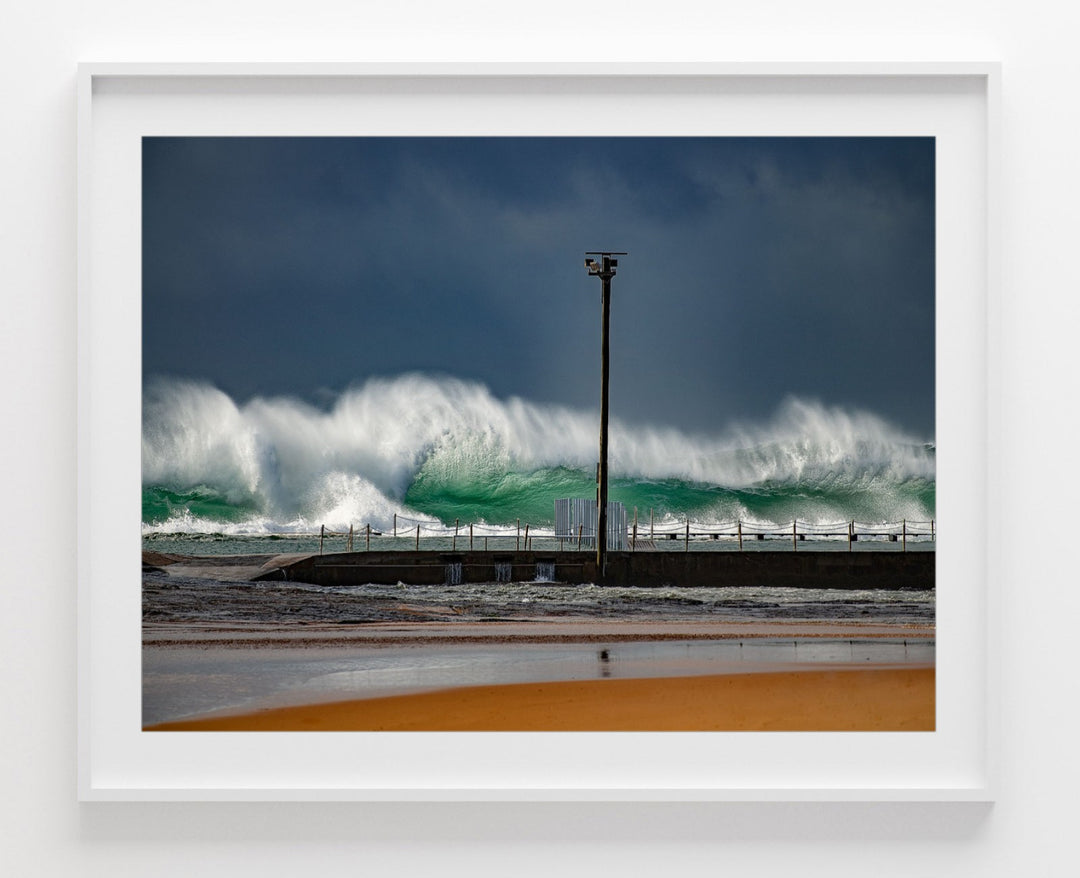 Glass, Narrabeen Rock Pool print