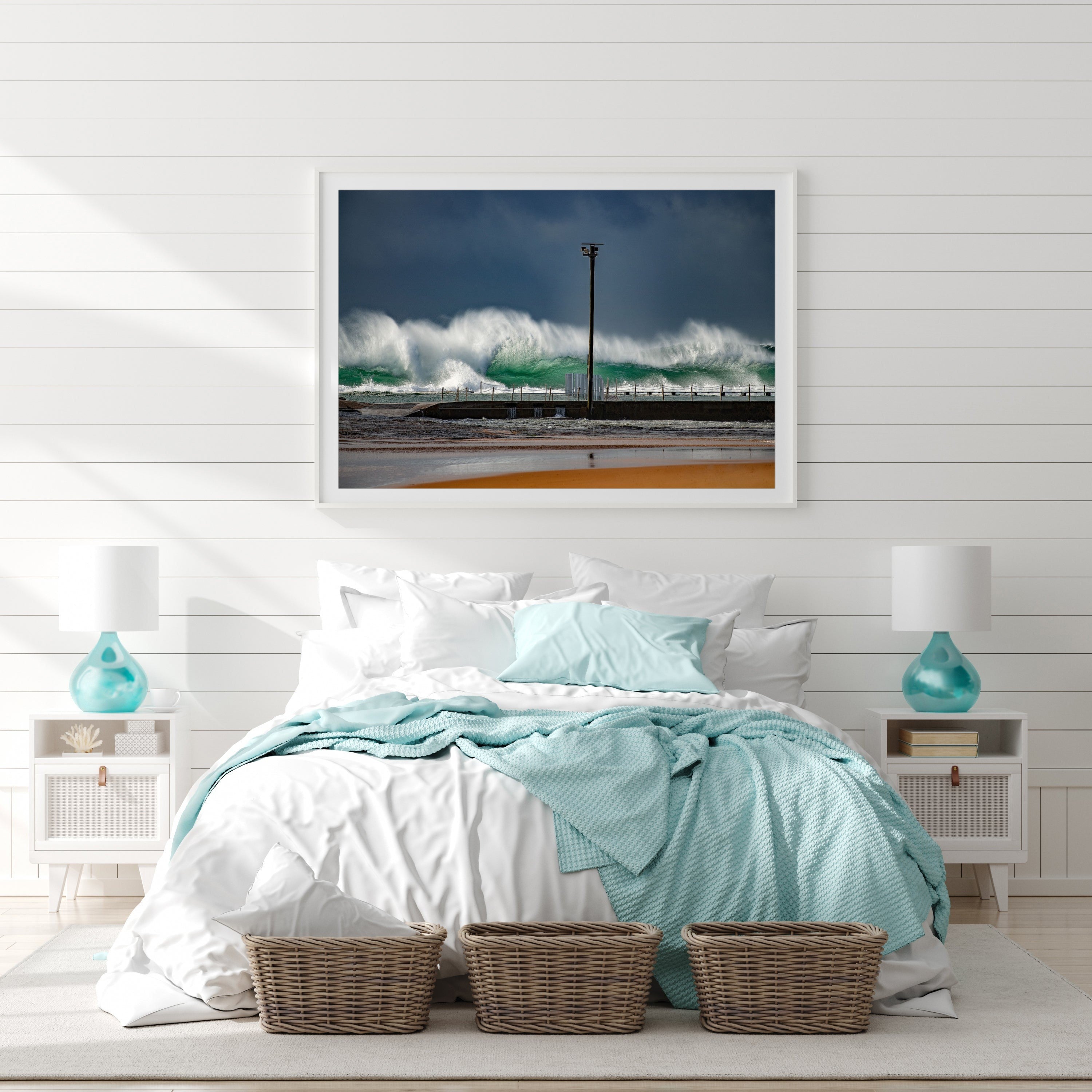 Glass, Narrabeen Rock Pool print