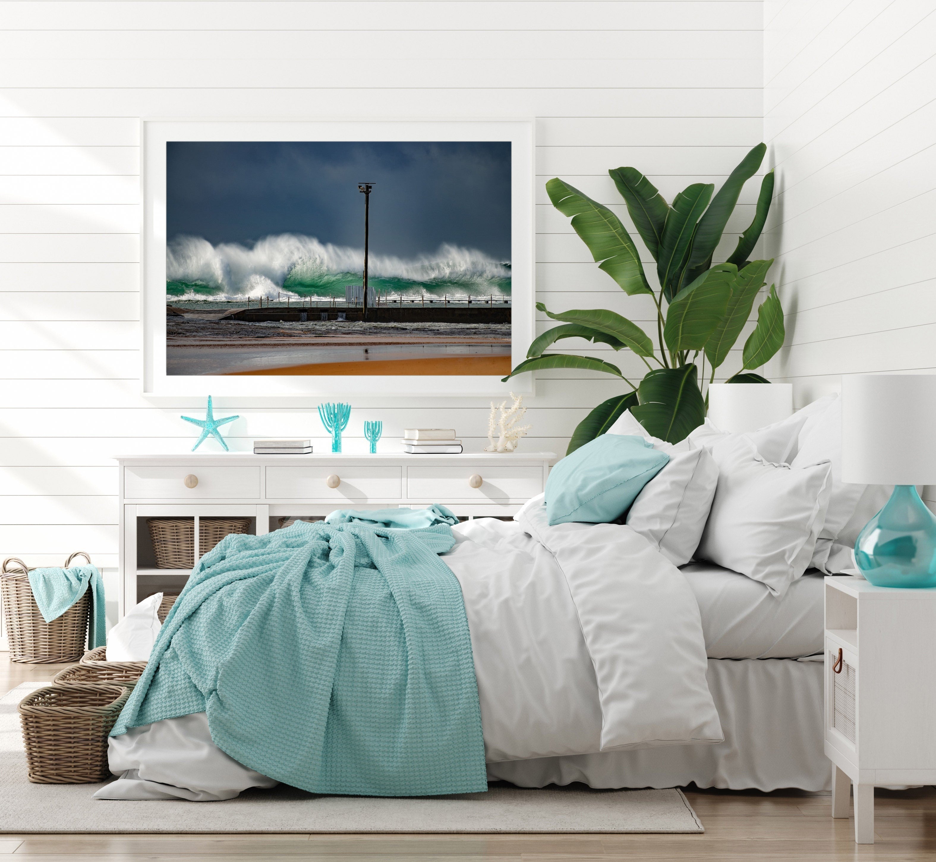 Glass, Narrabeen Rock Pool print