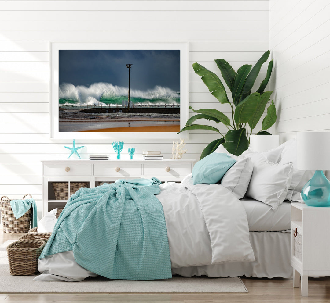 Glass, Narrabeen Rock Pool print