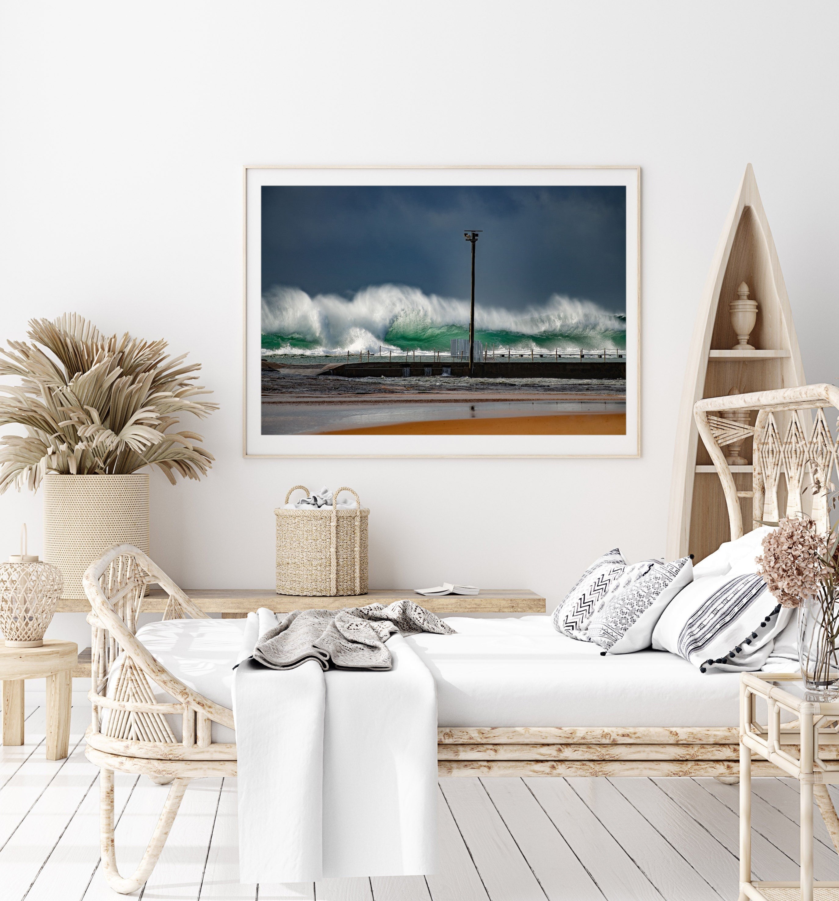 Glass, Narrabeen Rock Pool print