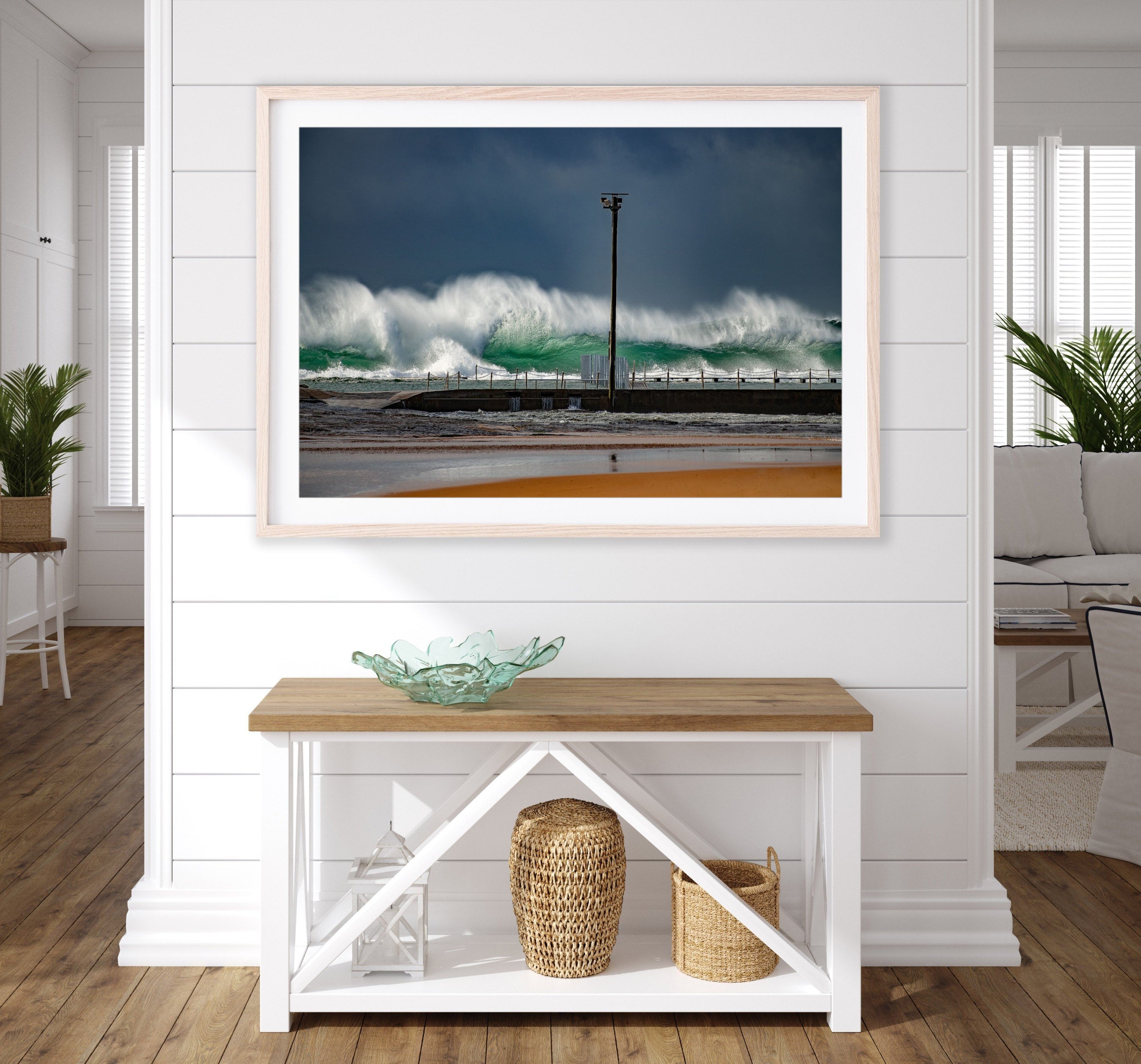 Glass, Narrabeen Rock Pool print