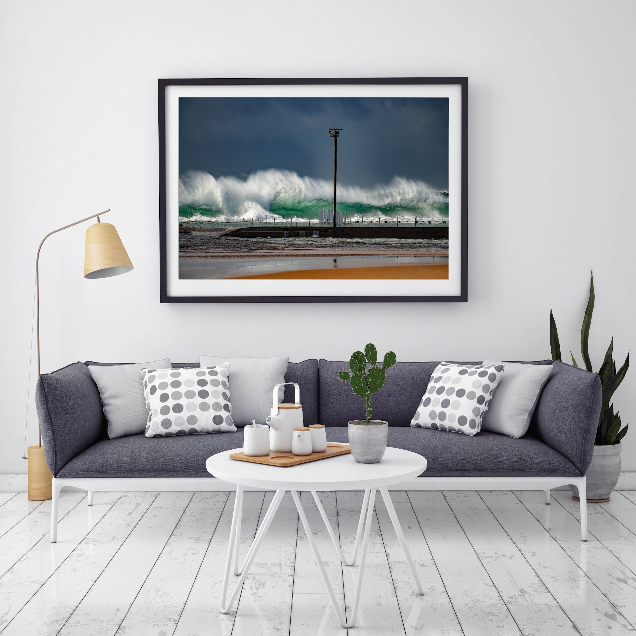 Glass, Narrabeen Rock Pool print