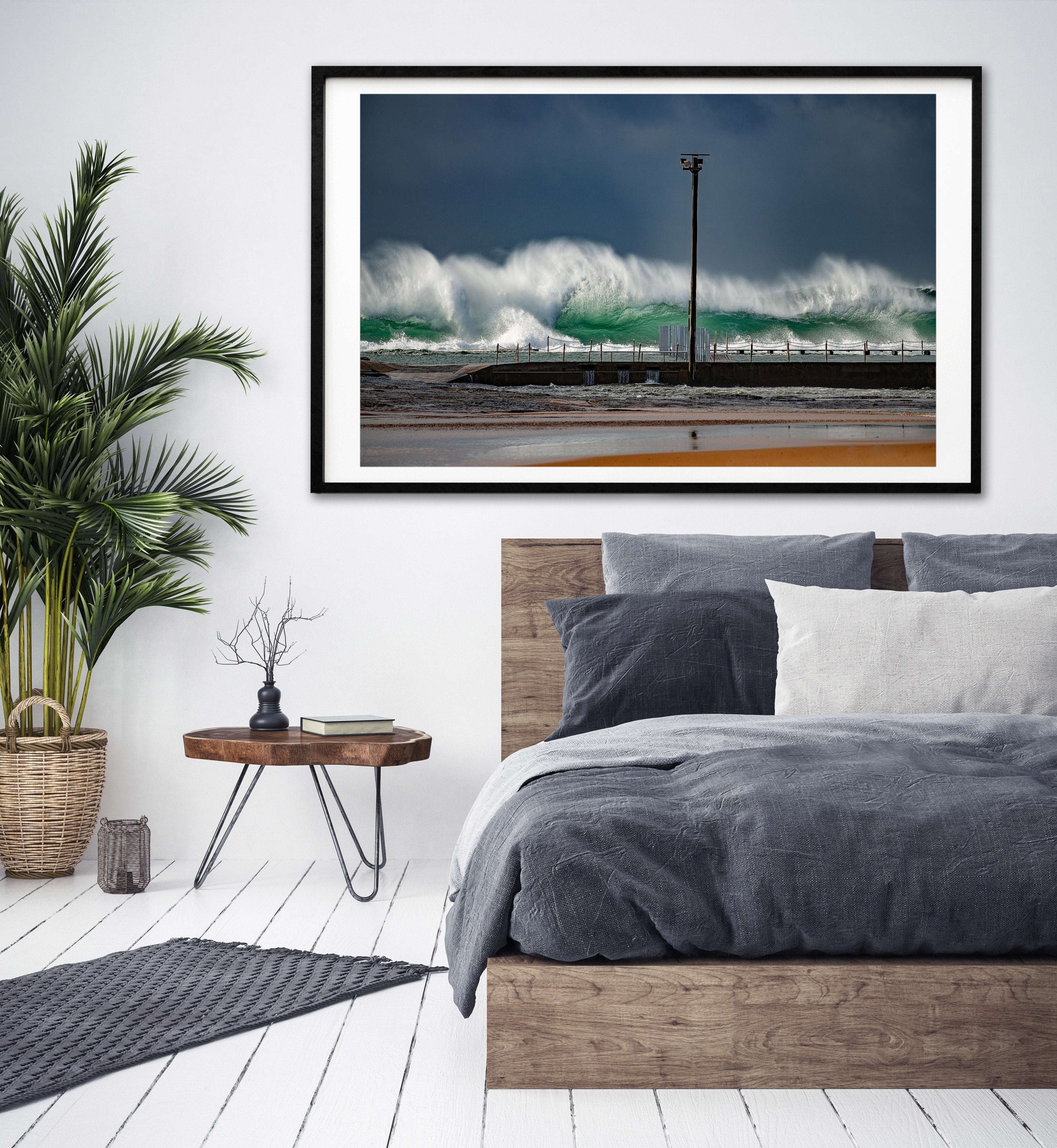 Glass, Narrabeen Rock Pool print