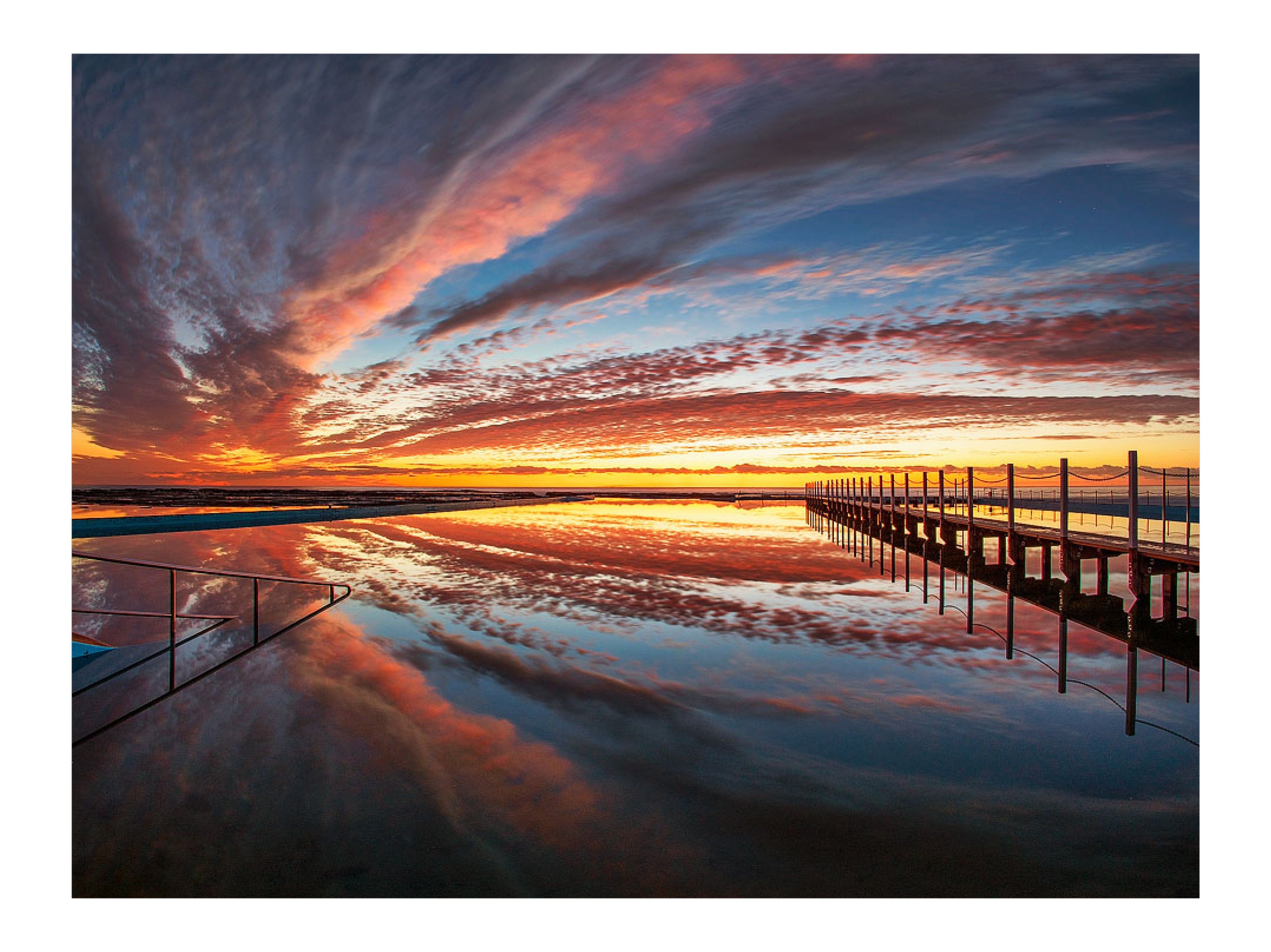Glow, Narrabeen Rock Pool print
