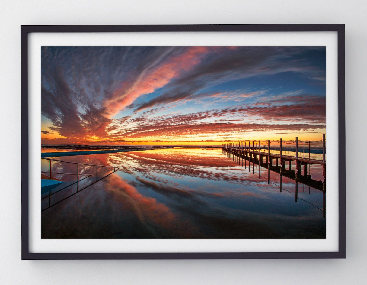 Glow, Narrabeen Rock Pool print