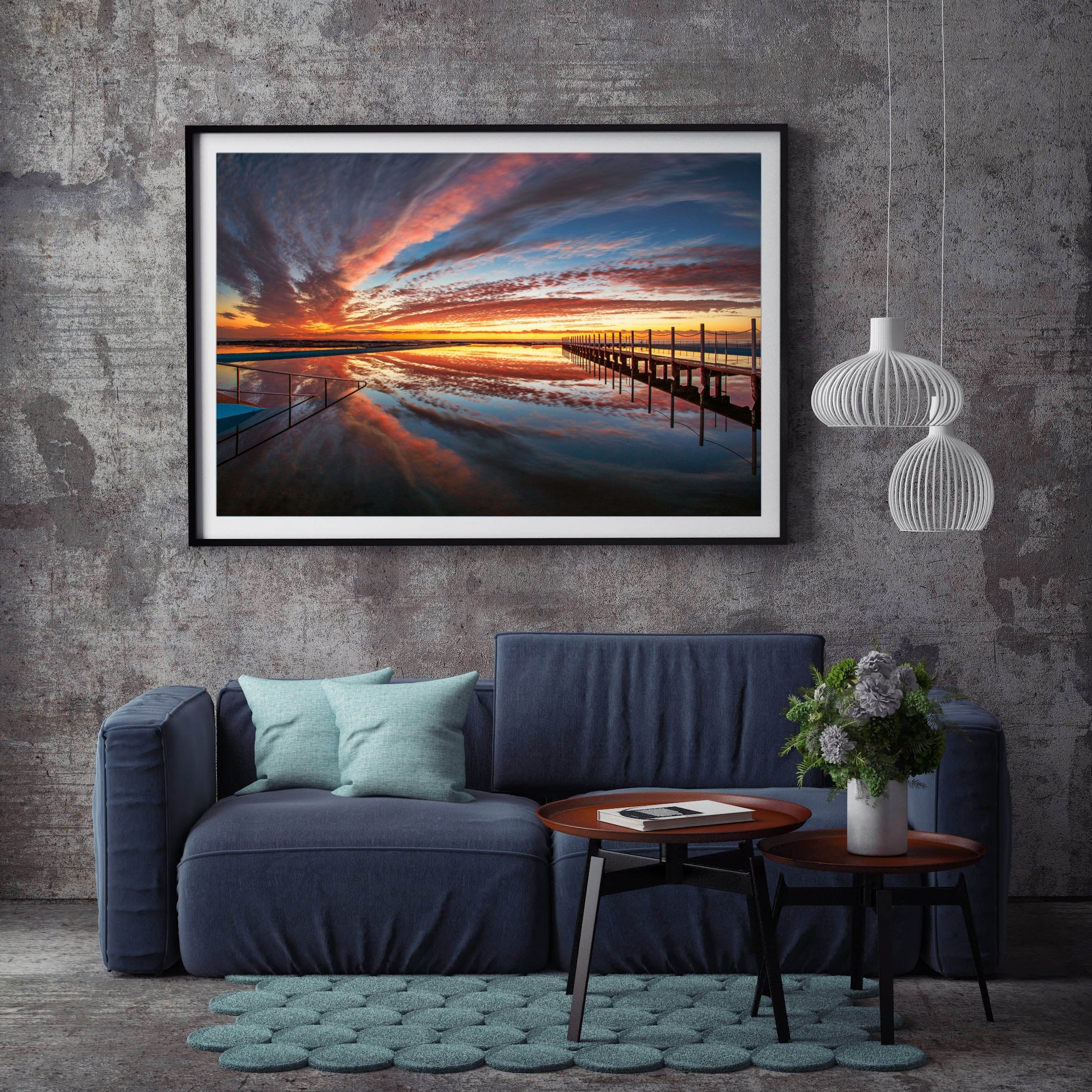 Glow, Narrabeen Rock Pool print