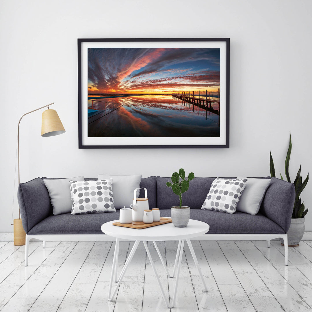 Glow, Narrabeen Rock Pool print