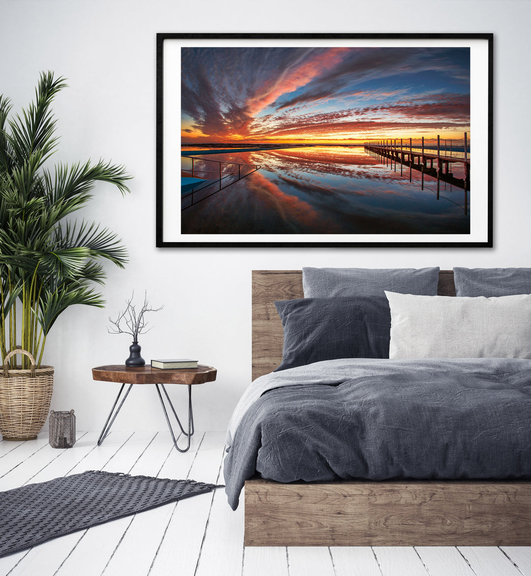 Glow, Narrabeen Rock Pool print