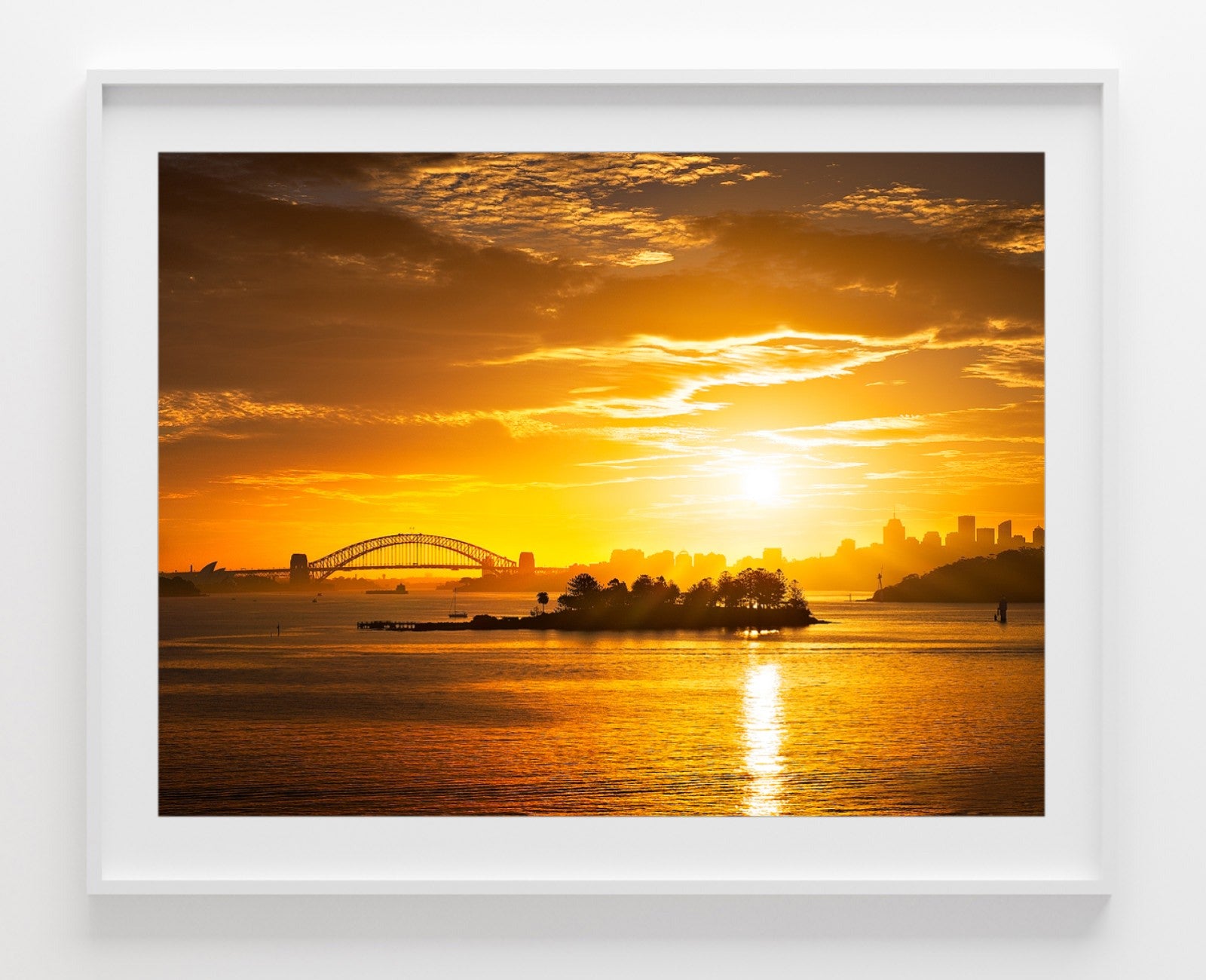 Golden Harbour, Sydney Harbour print