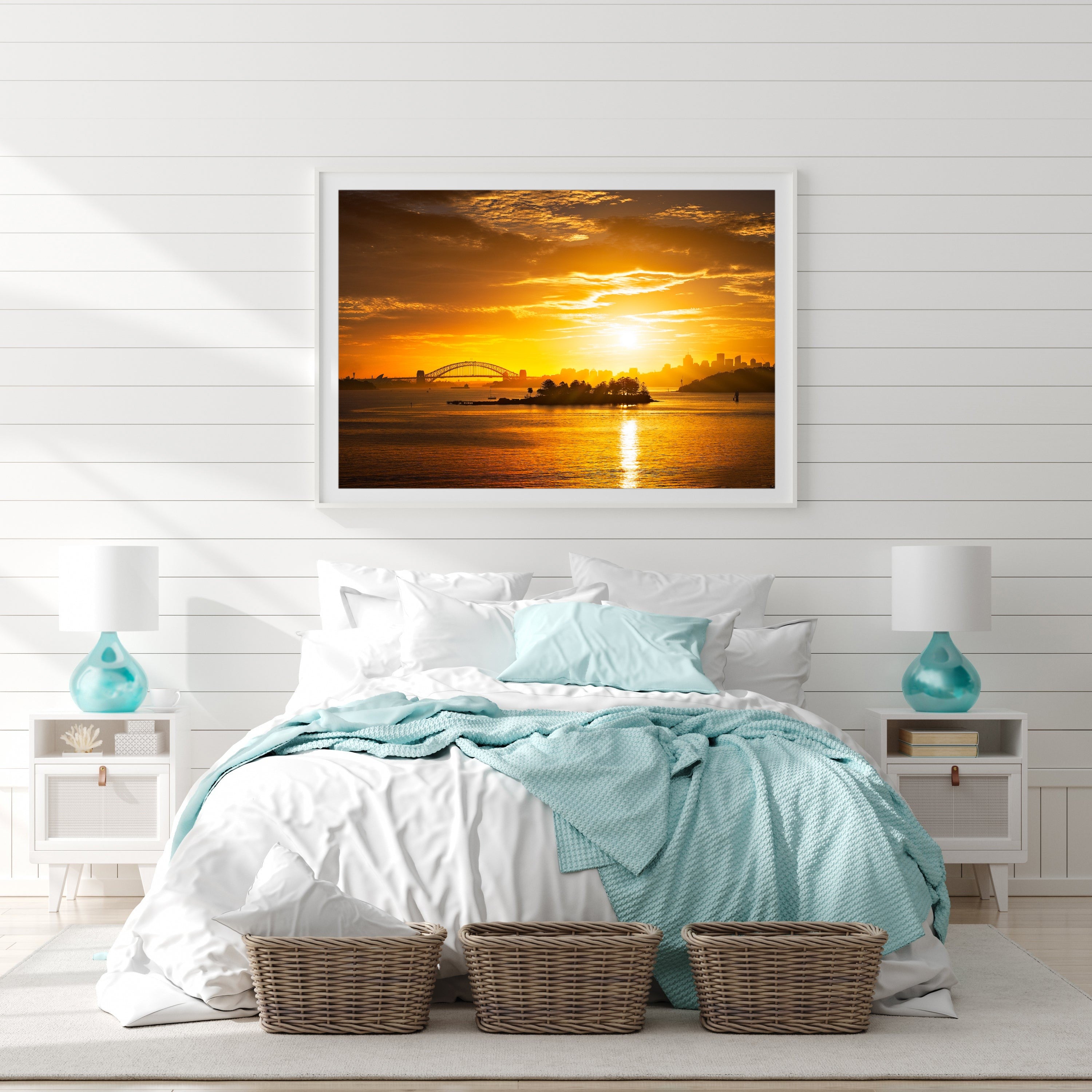 Golden Harbour, Sydney Harbour print