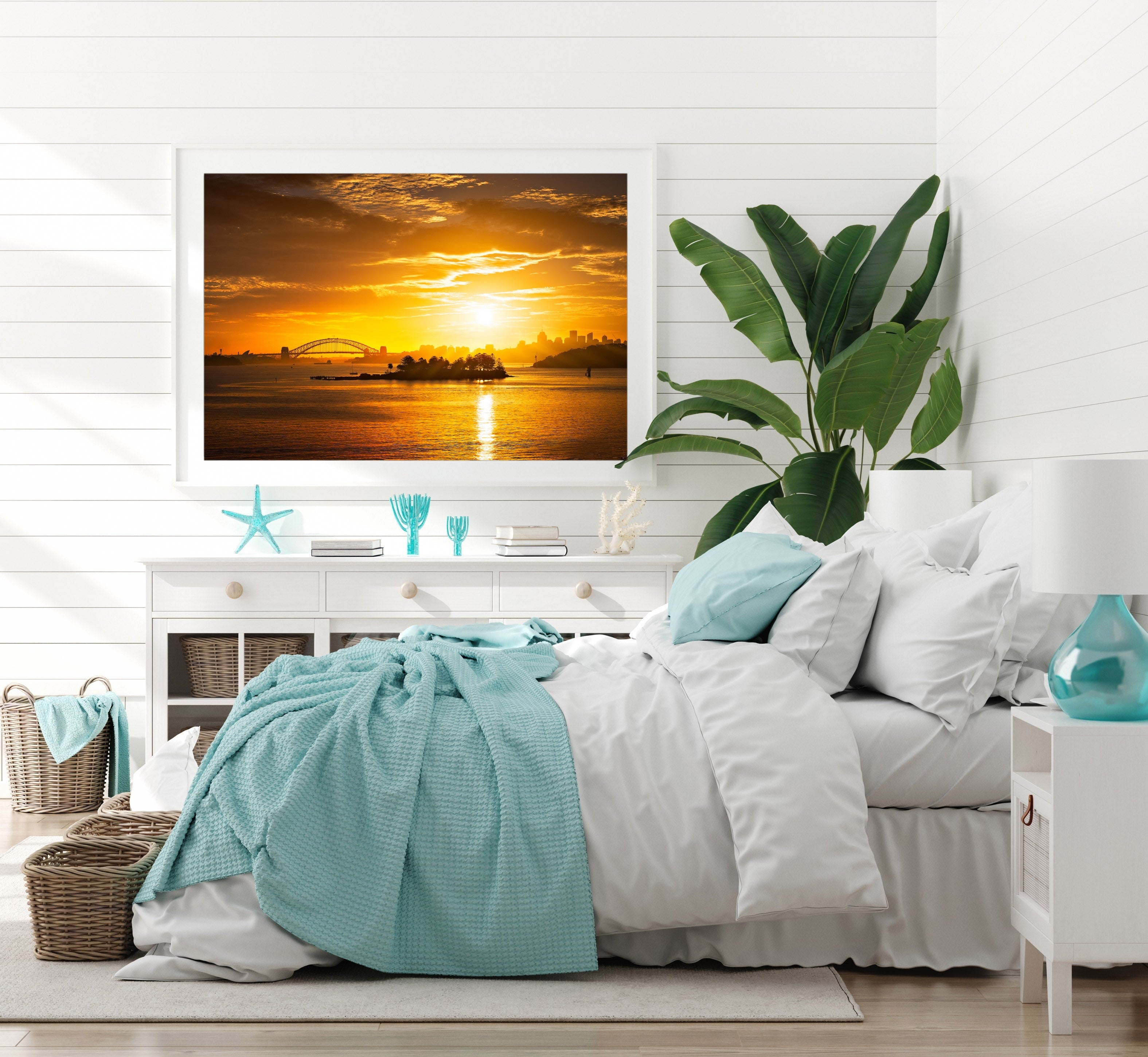 Golden Harbour, Sydney Harbour print