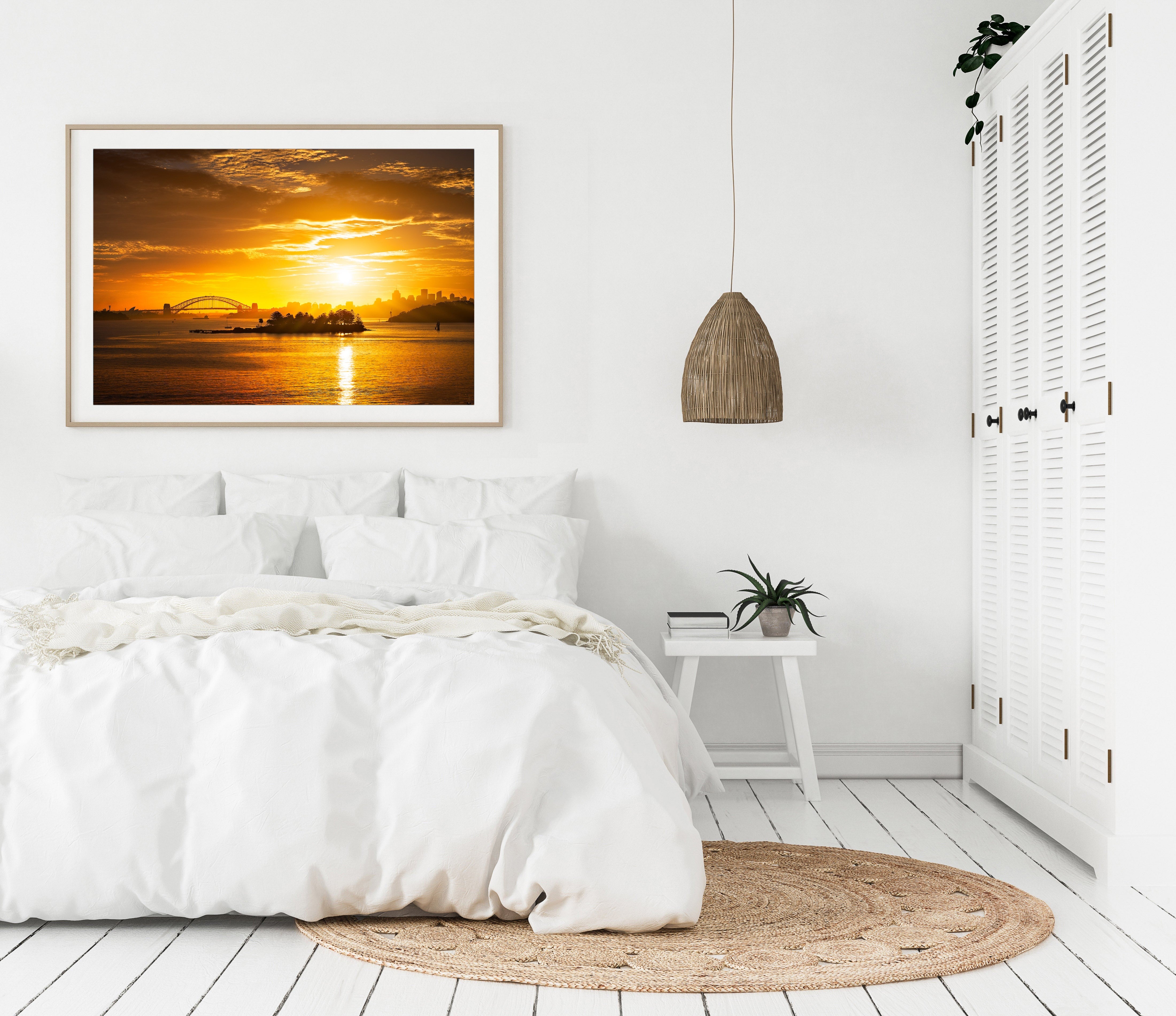 Golden Harbour, Sydney Harbour print