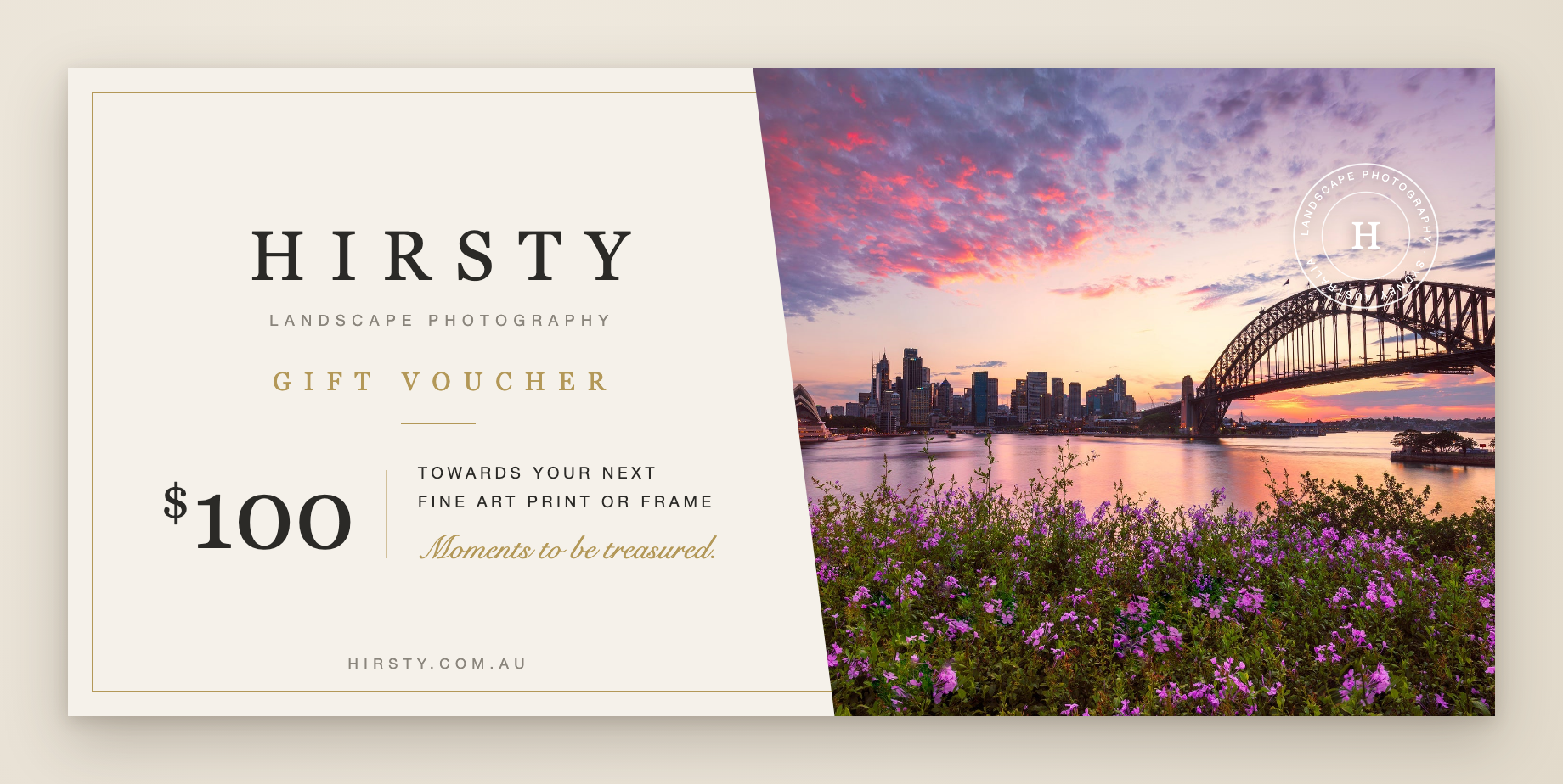 Hirsty gift voucher $100