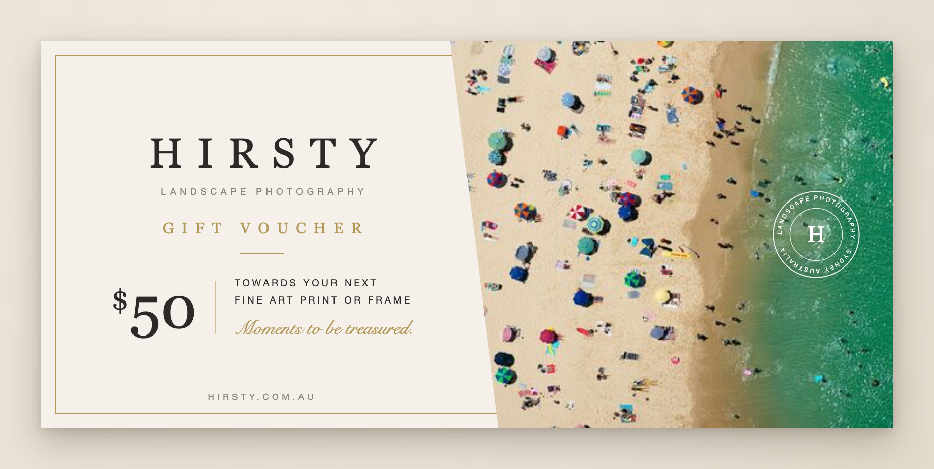 Hirsty gift voucher $50